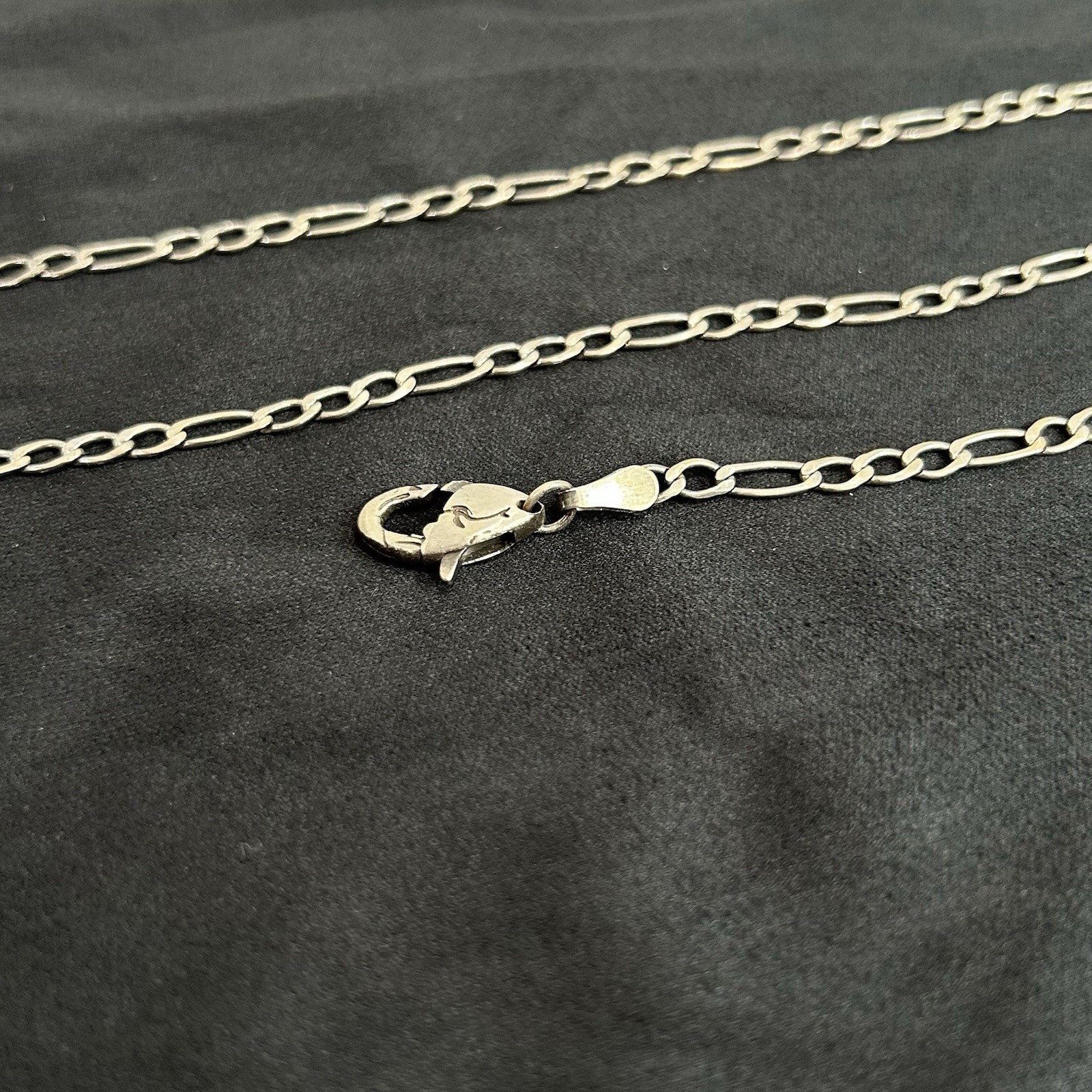 Clocks & Colours Figaro Chain Necklace 3.5mm 925 Sterling Silver 55cm 22in New