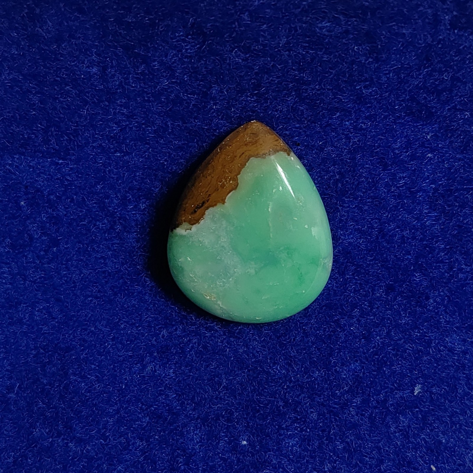 Natural Green Bio Chrysoprase Cabochon Loose Gemstone Jewelry 34 Cts. ME-14058