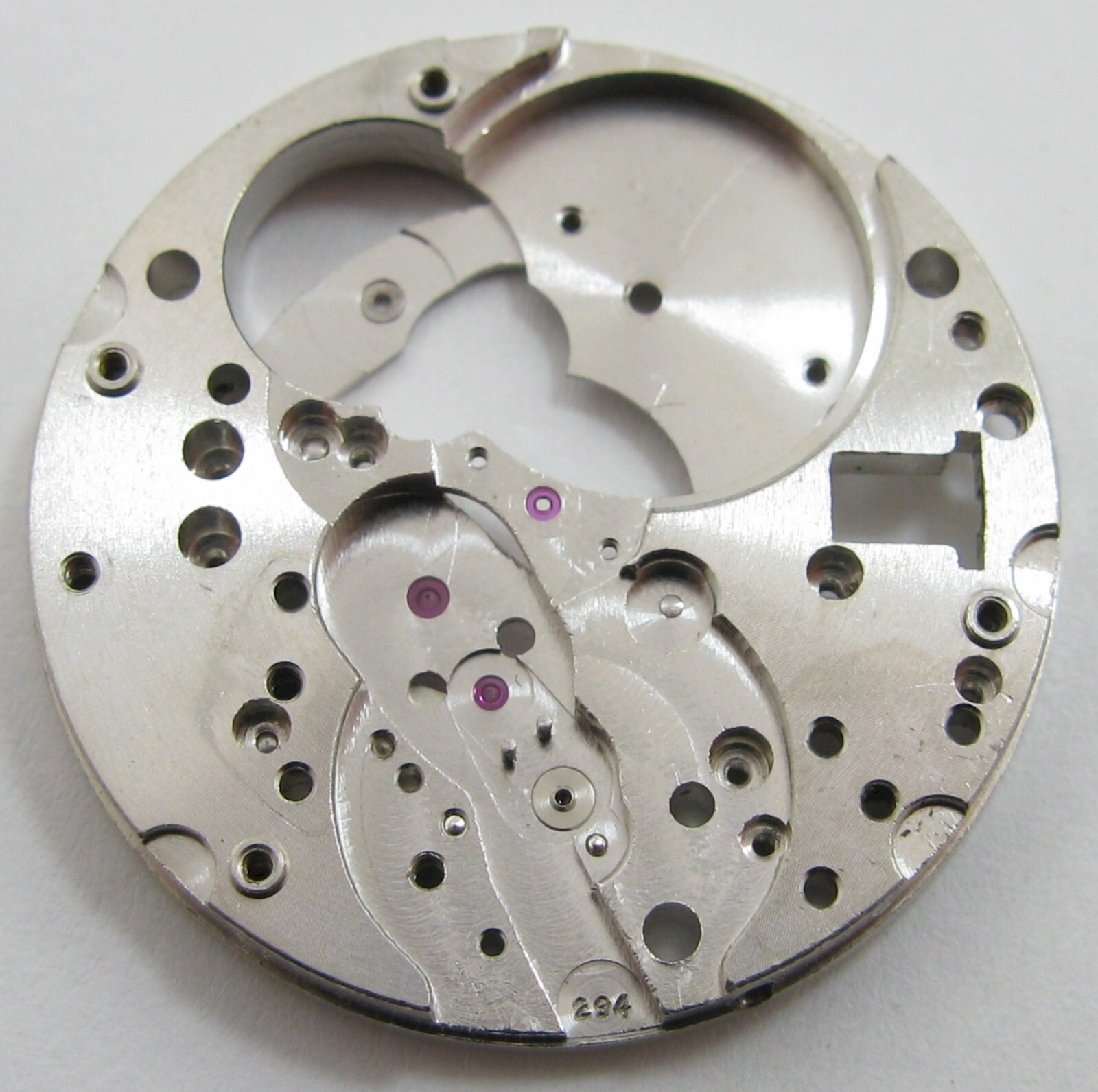 Longines 294 Watch part main plate #100