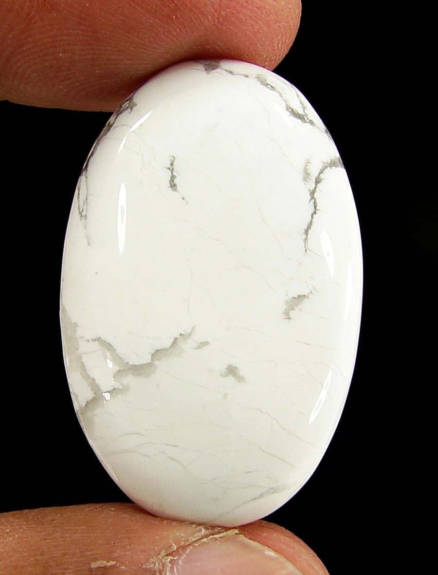 40.55 Ct Natural Howlite Loose Gemstone Cabochon Wire Wrap Stone – 16569