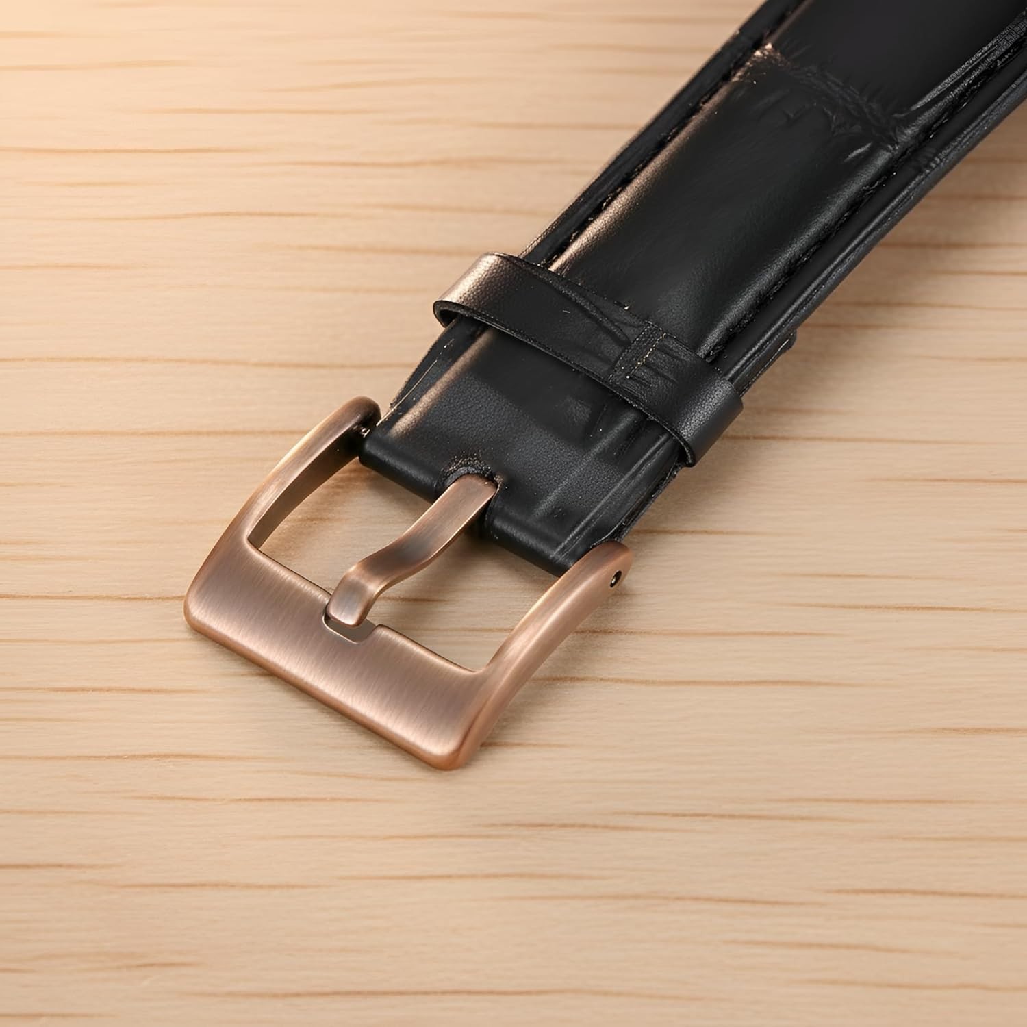 Bronze Watch Strap Buckle 20mm, Tongue Buckle with Spring Bars, Watch Bands C…