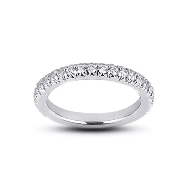 Platinum Engagement Ring Set Classic 3.75 Carat Round Lab-Grown Diamond G SI1