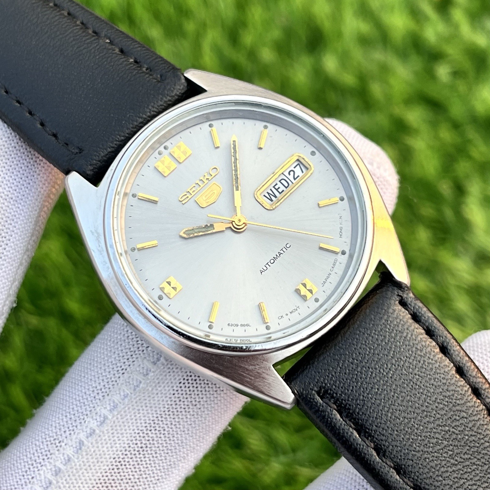 Vintage Seiko 5 Dress Formal Automatic Japan Made Men’s Watch Cal 6309