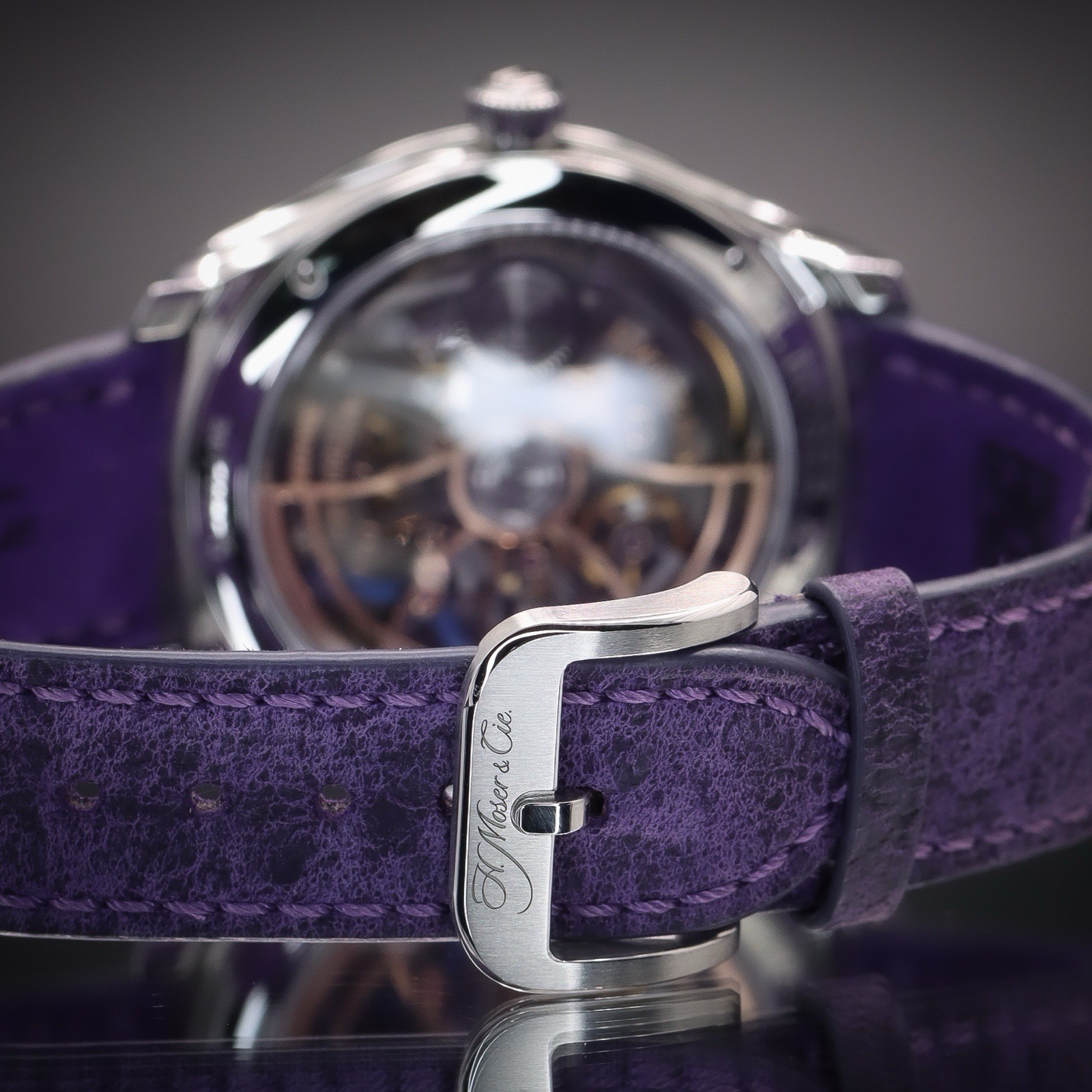 H Moser & Cie Endeavour Centre Seconds UNWORN 5/26 Concept Purple Full Set