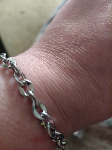 Unisex Stainless Steel Paper Clip Chain Bracelet Adjustable Minimalist Jewelry
