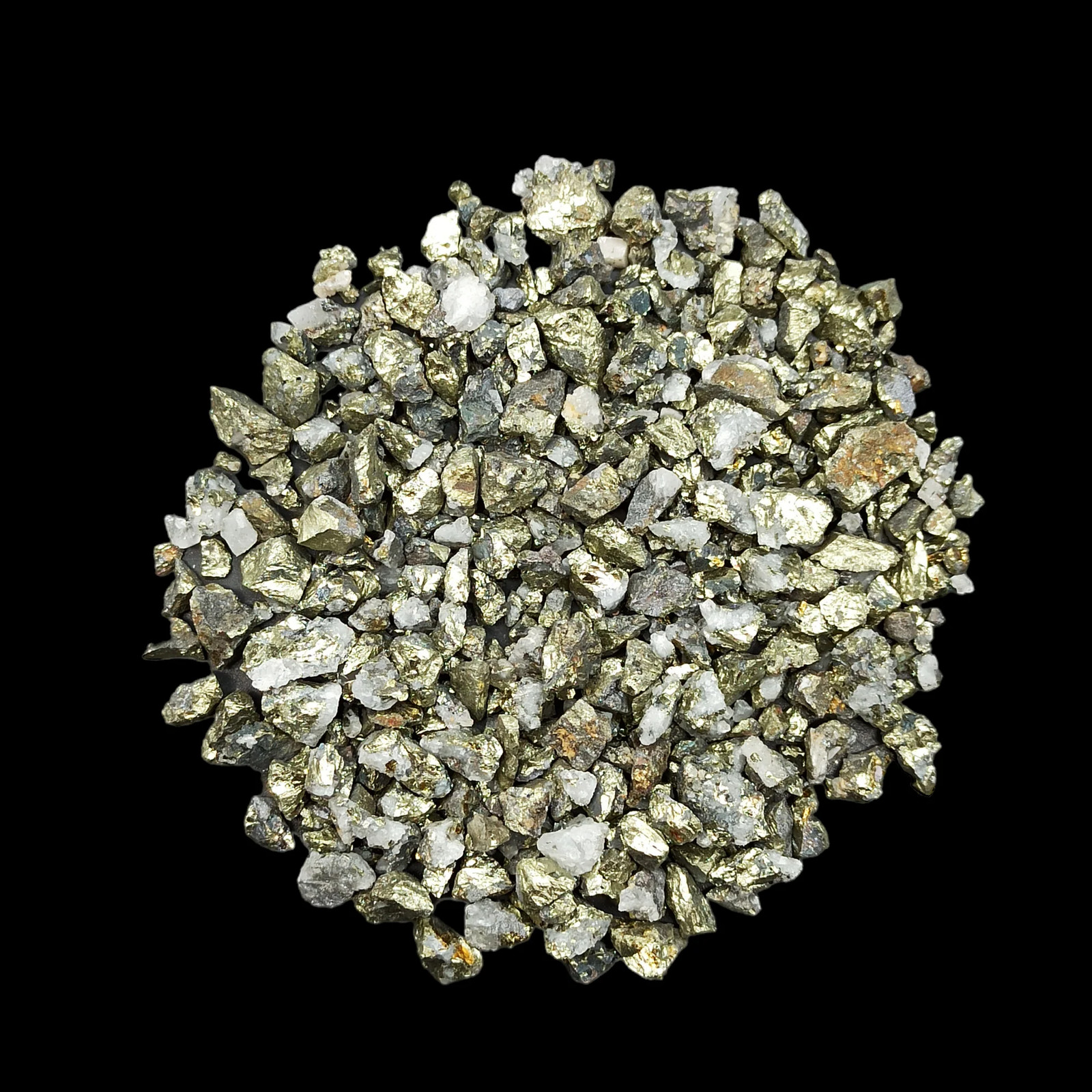 Chalcopyrite Coarse Gemstone 3-5mm for Bottles Home Decor