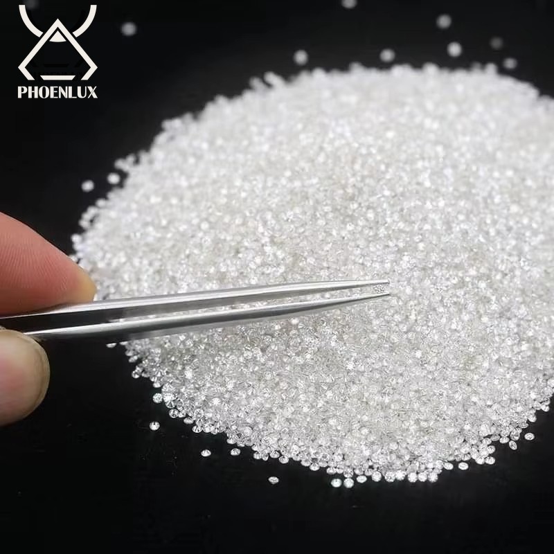 0.7mm ~3mm D Color 1 Carat Per White D Color Small Sizes Moissanite Loose Stones