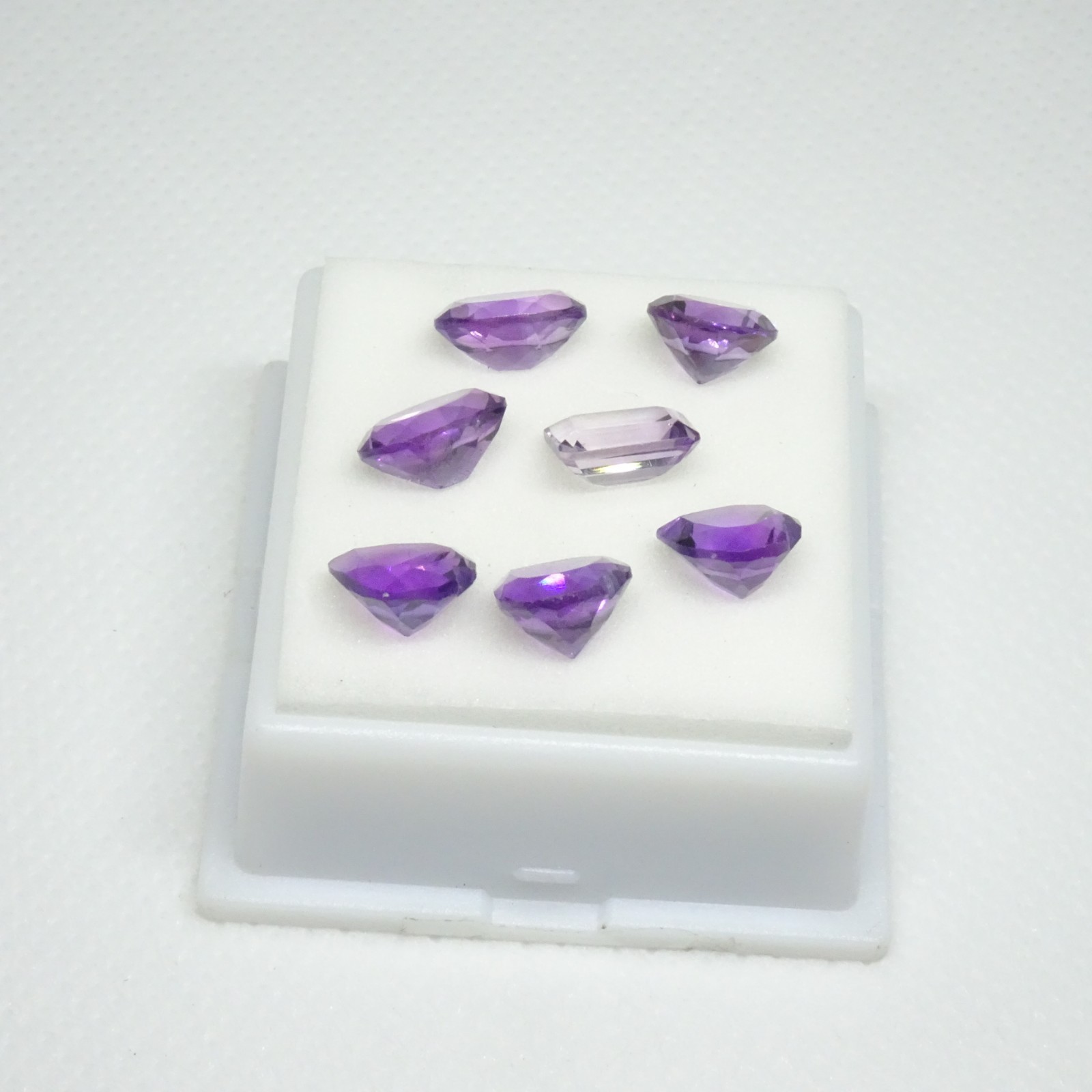 10.09CTW Amethyst Parcel – Shape & MM Varies – African Amethyst Gemstones Parcel