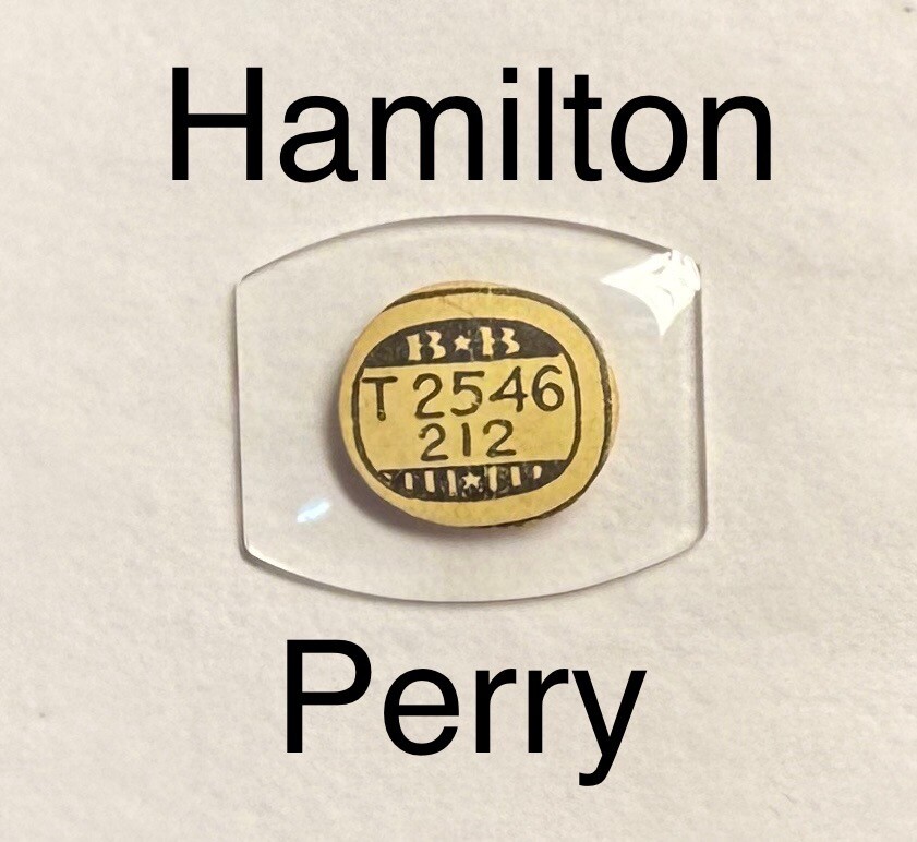 NOS Vintage 1930s Hamilton Perry Glass Watch Crystal