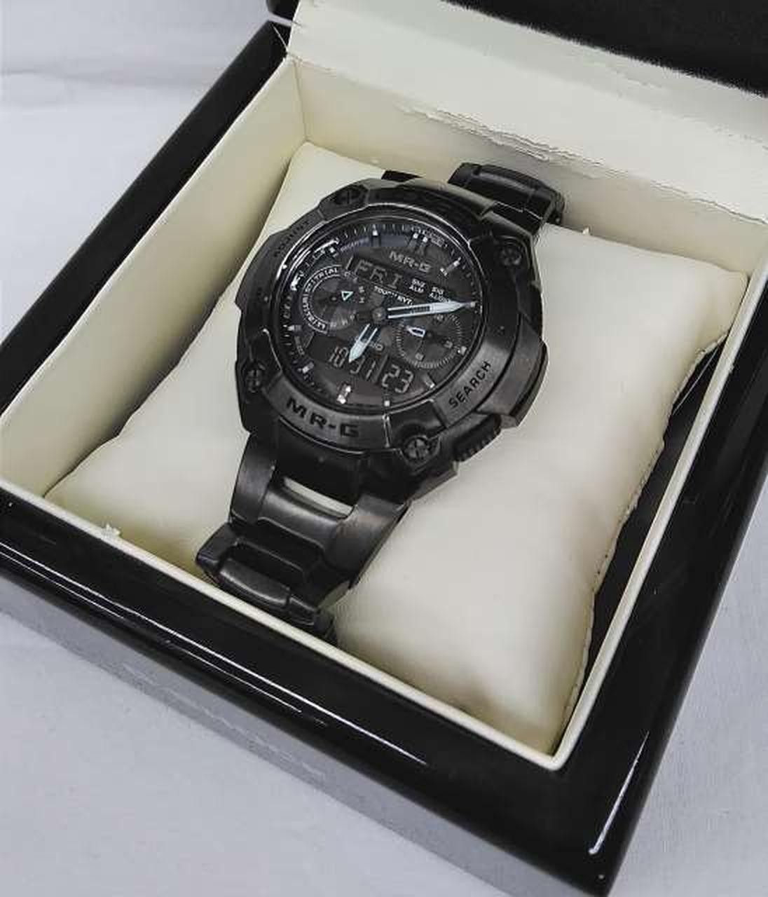 CASIO G-SHOCK MRG-7700B 1BJF Black Solar Men Watch Auth Japan