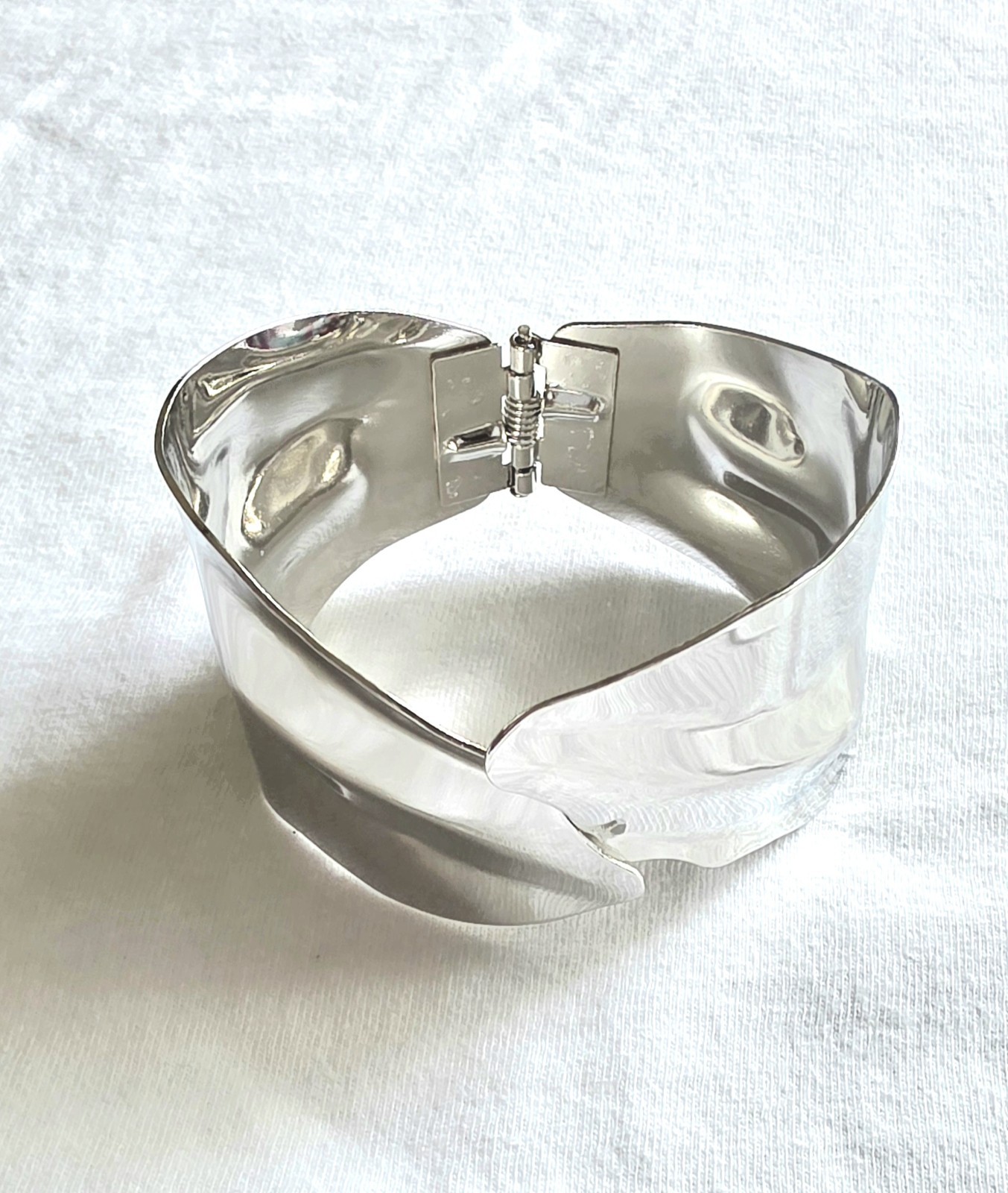 Geometric Wide Bracelet Women Multilayer Bangle Punk Cuff Wrap Hip Hop Band