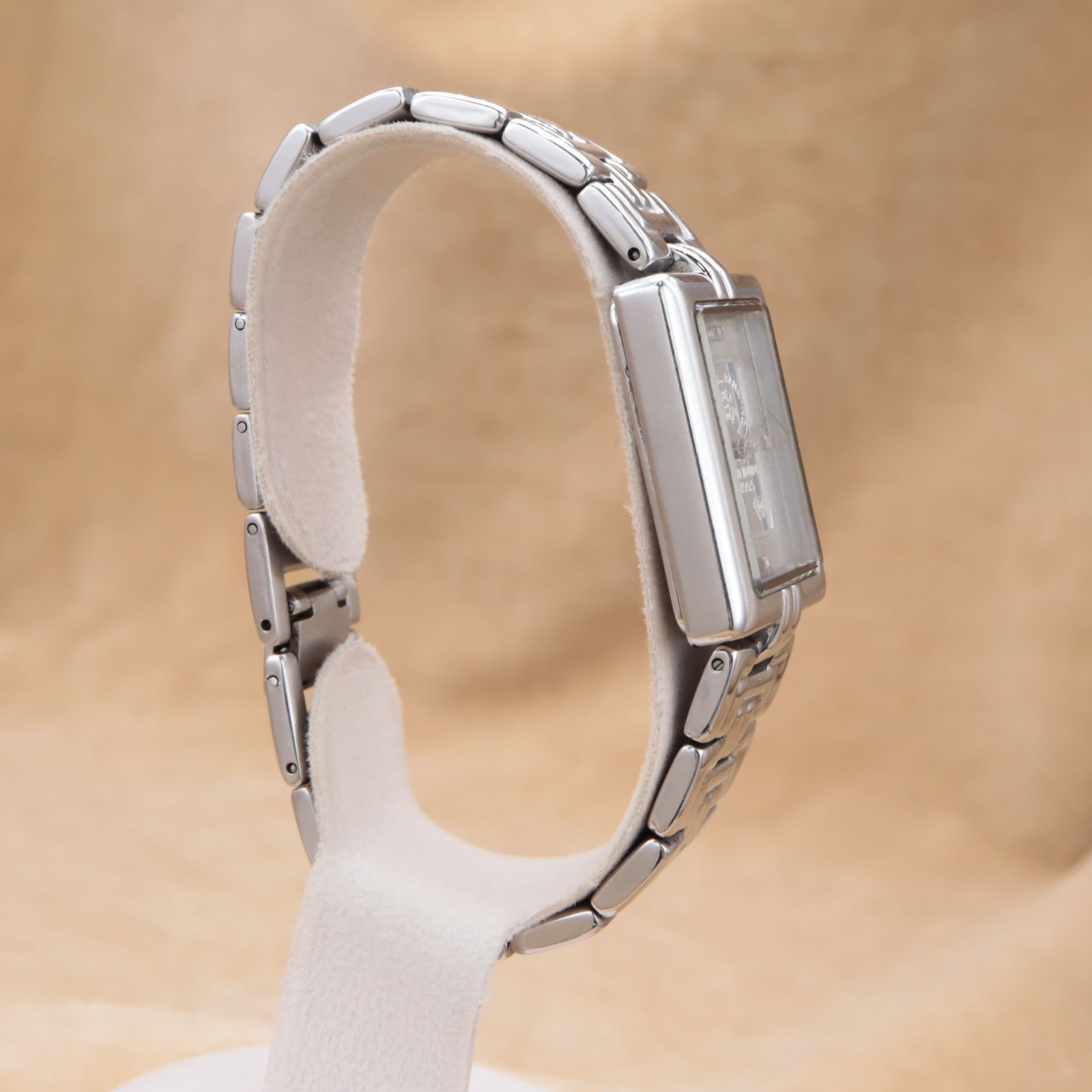 ELGIN FK-611-K1 Platinum 999.5 Dial Watch 17cm/6.69in Quartz Rectangular