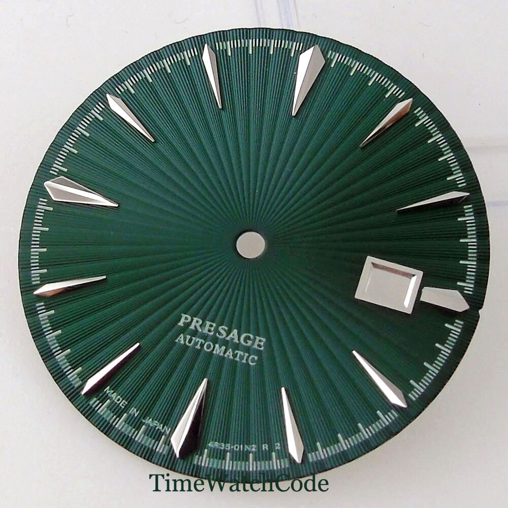 35mm Watch Dial Face Accessories Fit for NH35 NH36 NH38 Movement Date Window