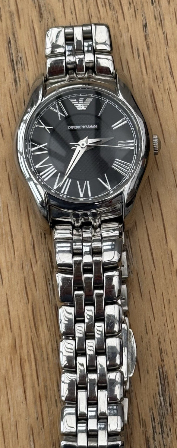 Ladies Emporio Armani Watch AR1715 Water Resistant 30Meters Fully Working