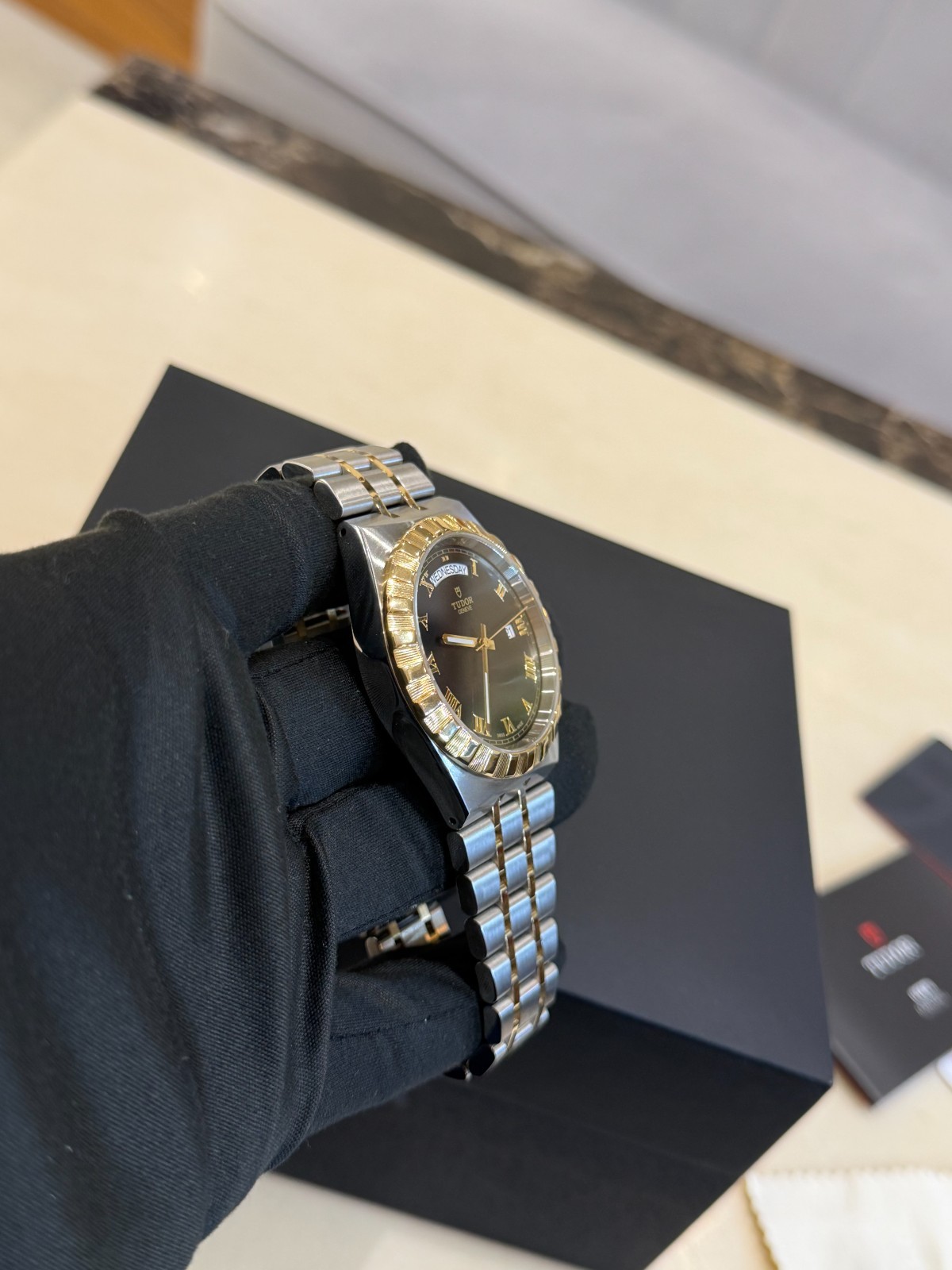 Tudor Royal 41 Steel & Gold Black Dial (2022 Box & Papers) 28603
