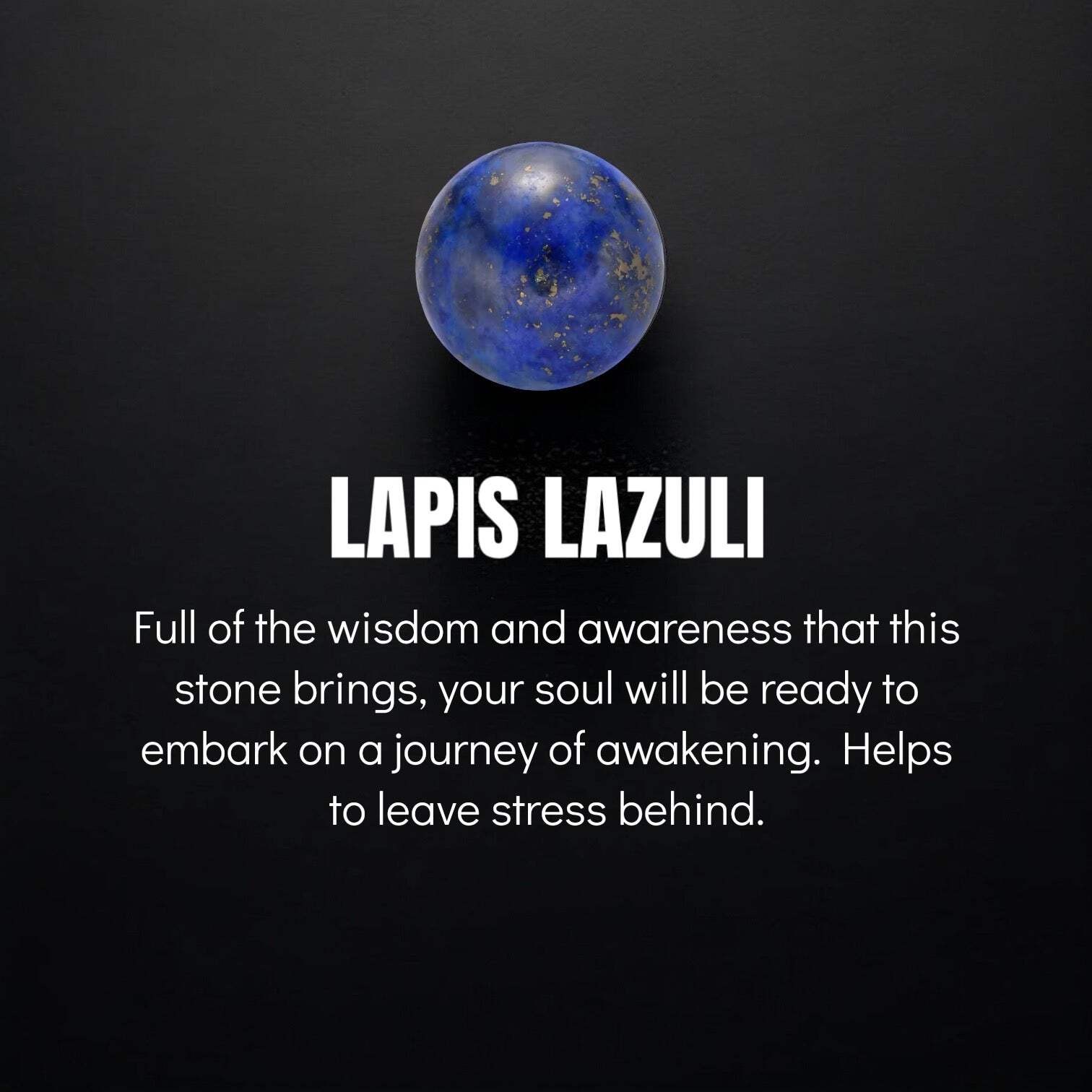 Lapis Lazuli & Black Onyx Beads Bracelet