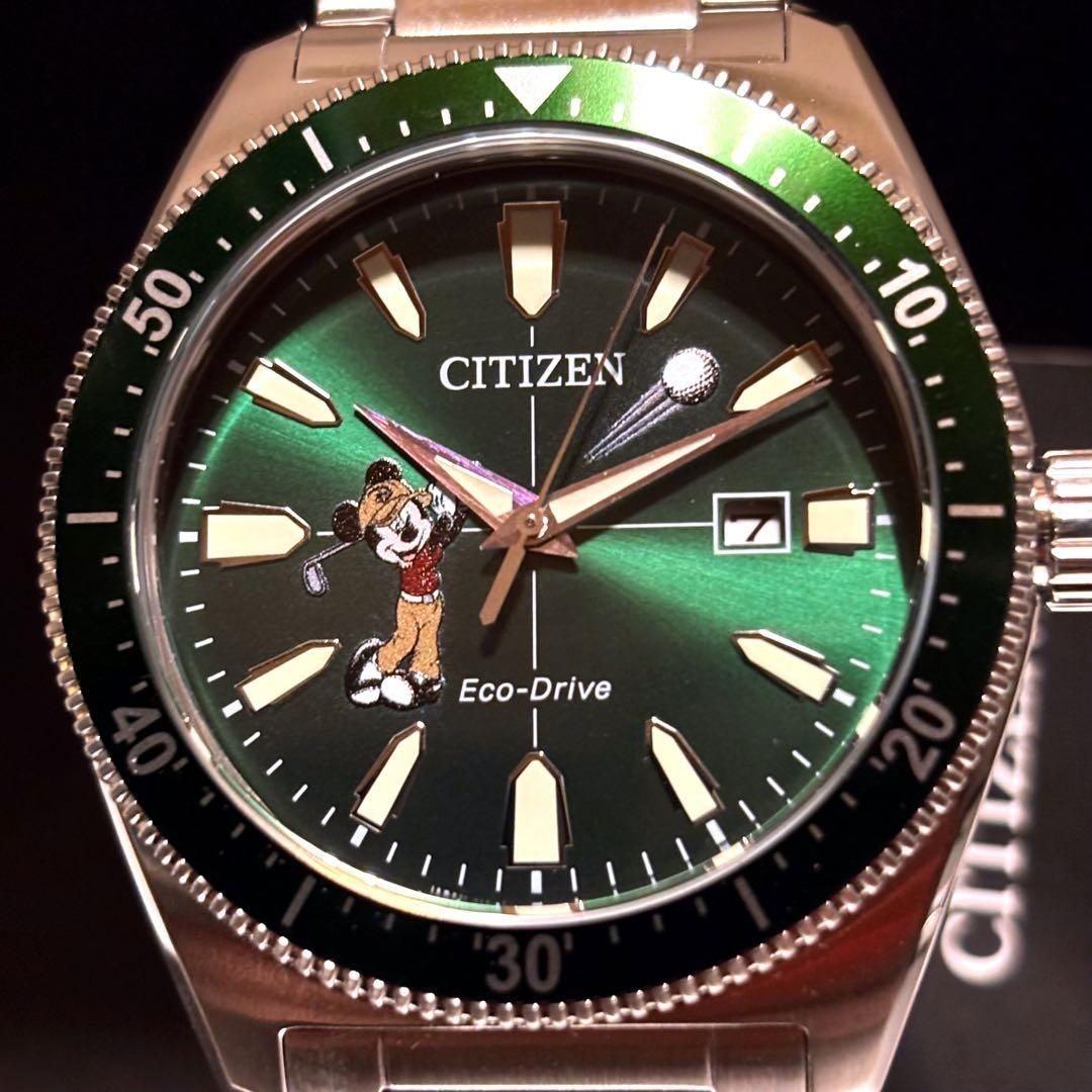 [B1P] CITIZEN Disney Golf Mickey Mouse Limited Men’s Watch [t4w]