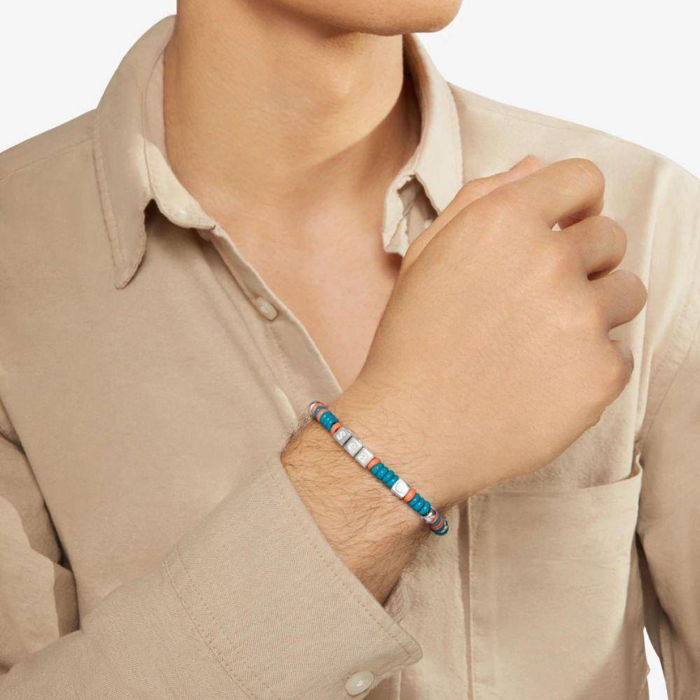 Tenaka DBC4003_ROUND_OTCAG Silver Plastic Dodo Washer Bracelet SEA