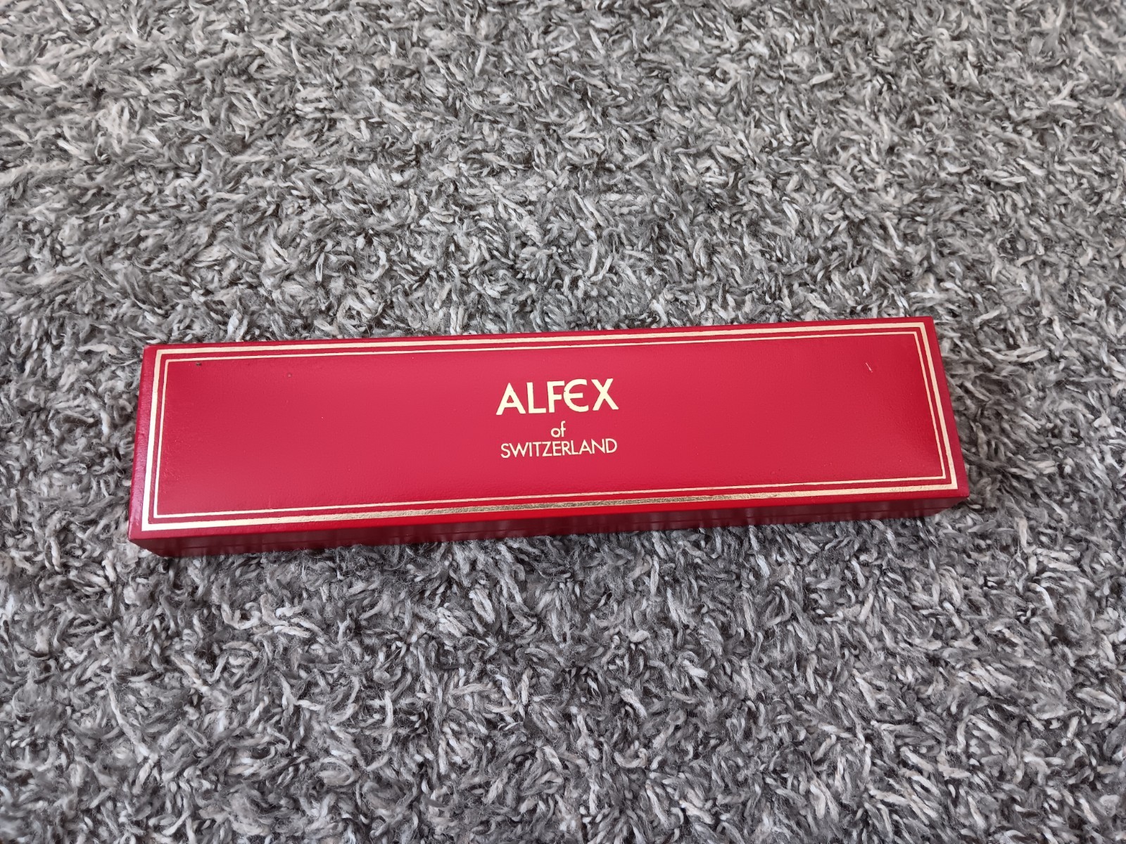 ALFEX of Switzerland Woman’s Quartz Watch Swiss Made Pink Leopard Print In Box
