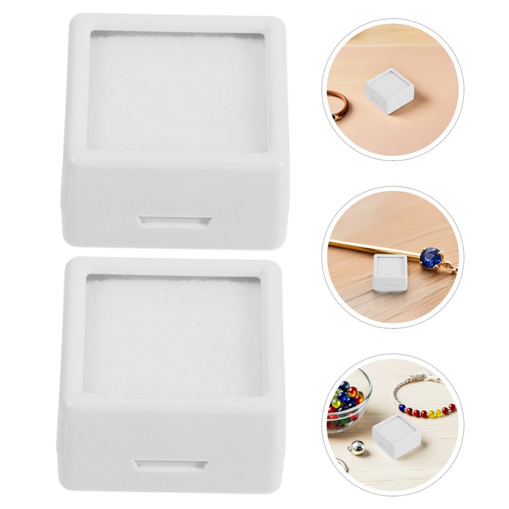 20 Jewelry Show Box Presentation Case Display for Rocks Container Pcs