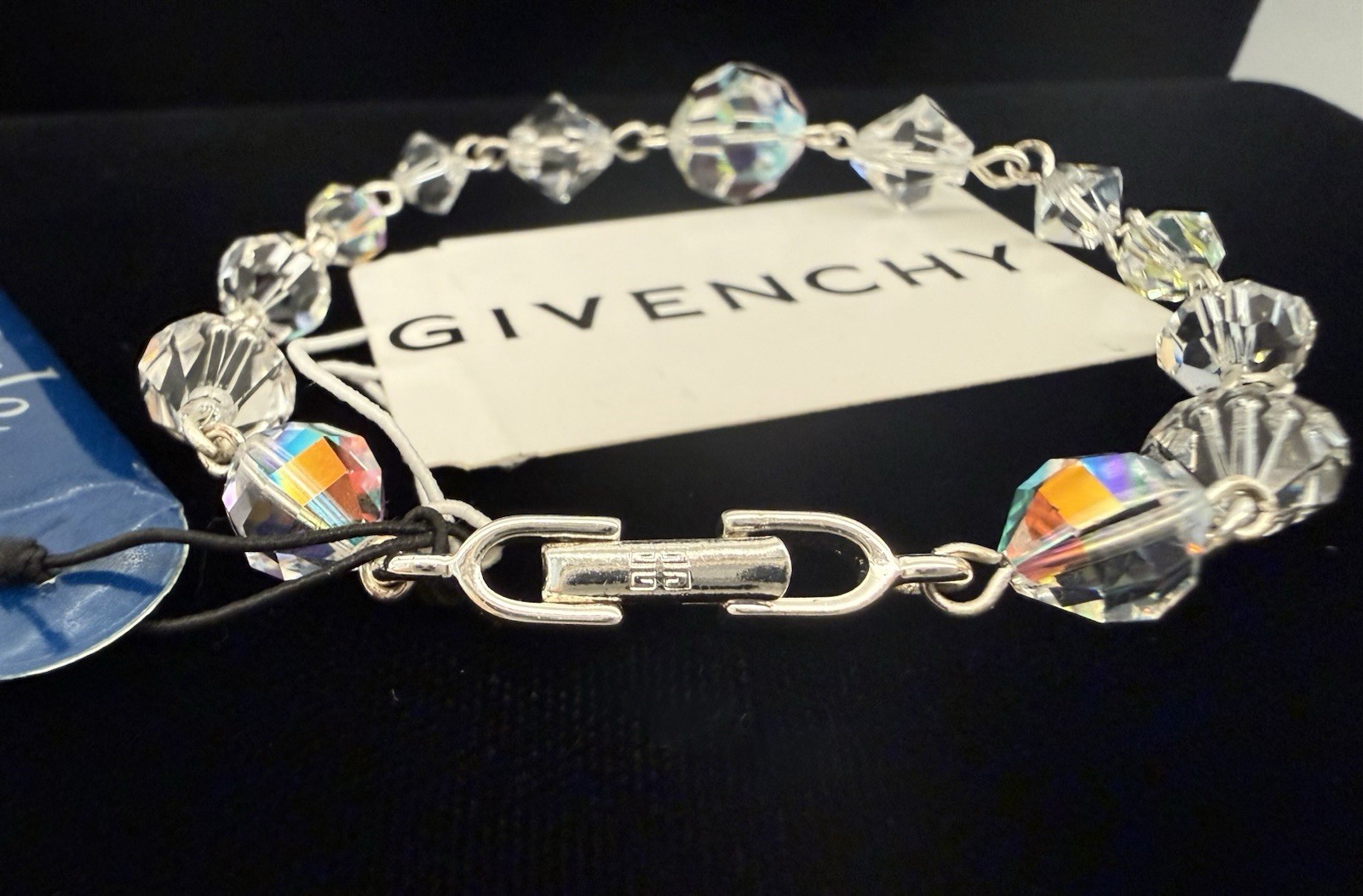 Givenchy Swarovski Crystal Beaded 7 Inch Bracelet – New With Tags – Size Small