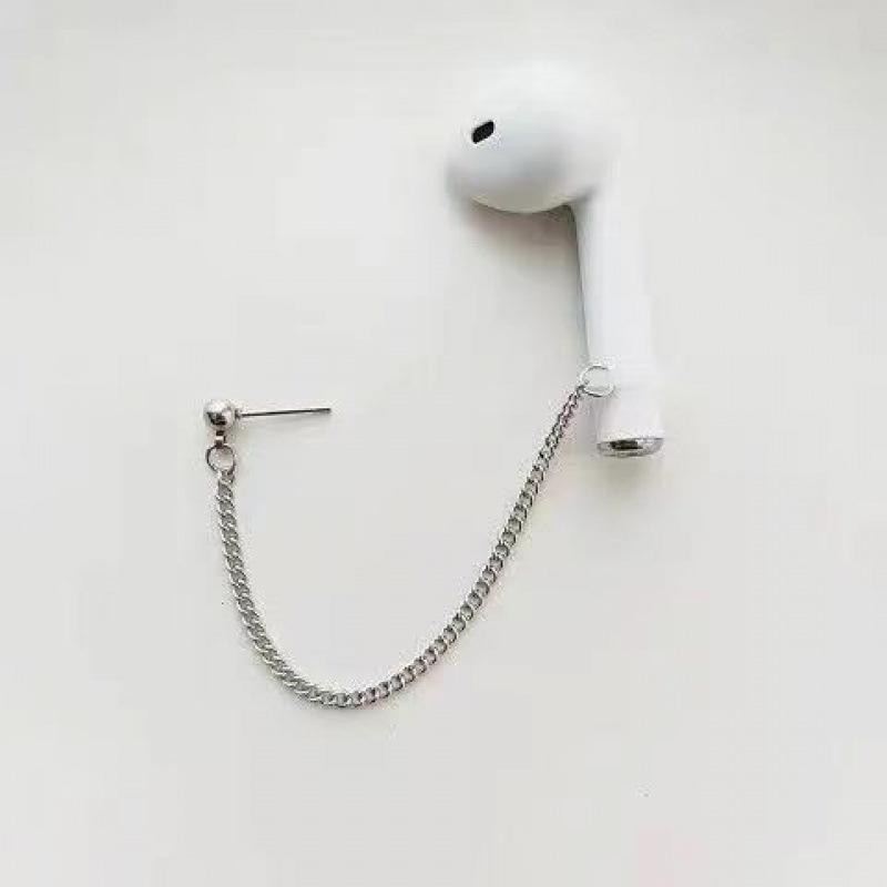 Universal Anti-Loss Ear Hooks for Wireless Earbuds,Ear Clip & Chain for Sports