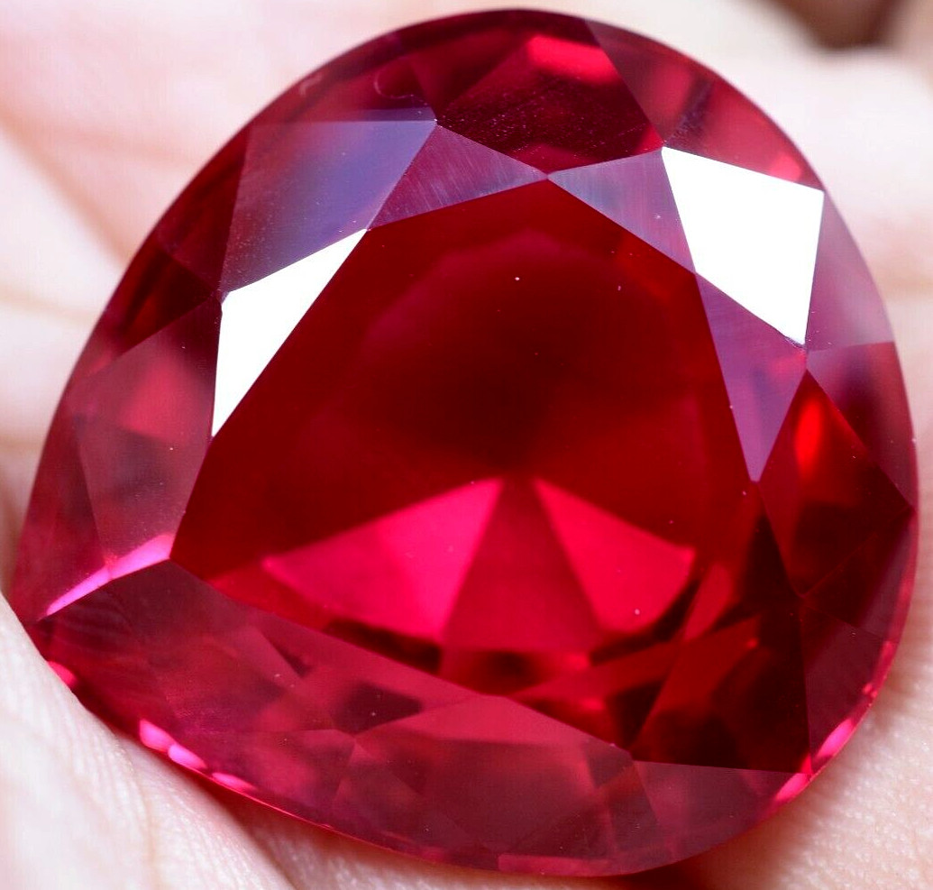 Natural 68.10 Ct Mogok Pink Huge Ruby Sparkling GGL Certified Loose Gemstone