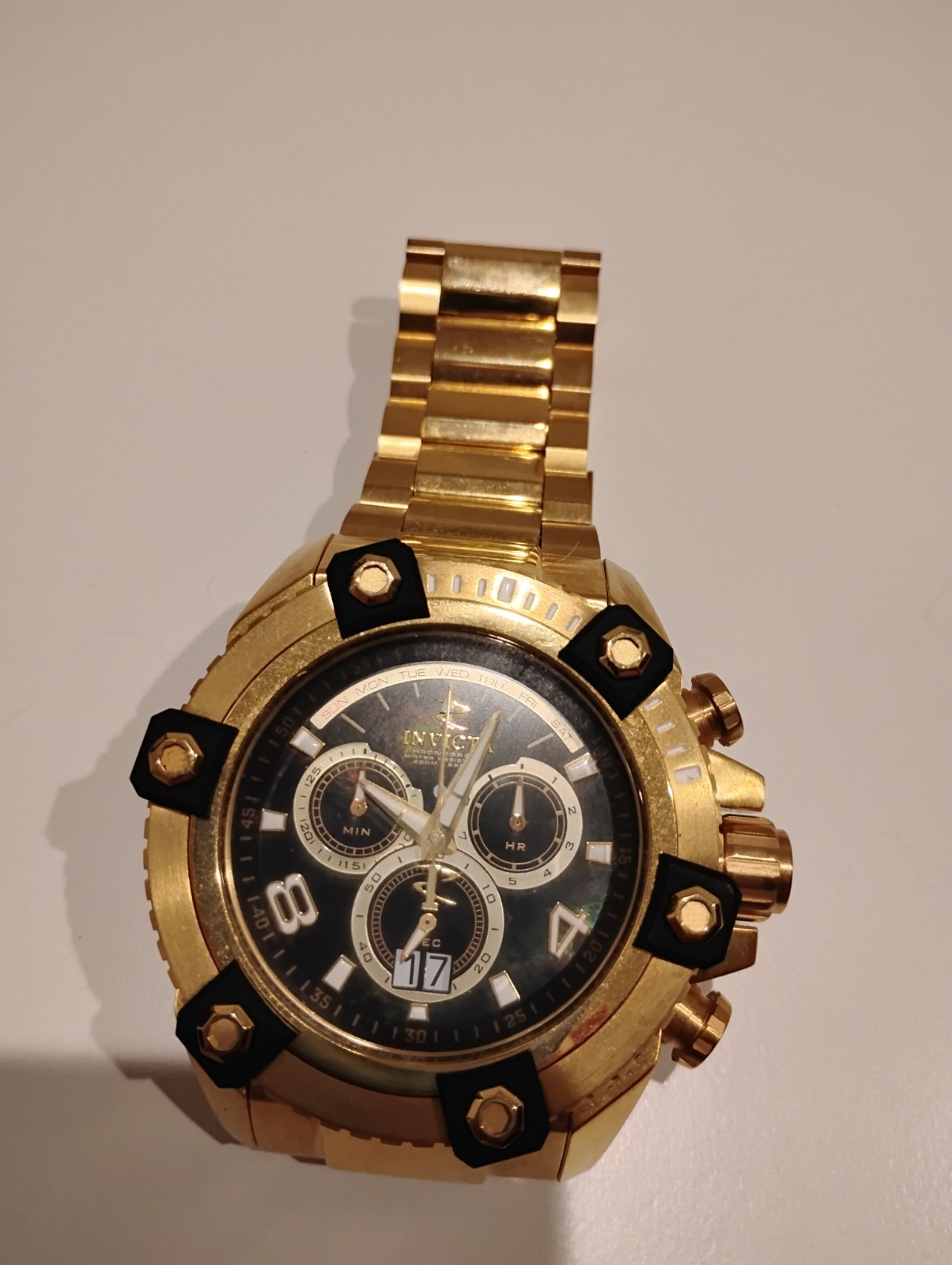 INVICTA Reserve Octane Flame Fusion Crystal Swiss Quartz Watch 0340