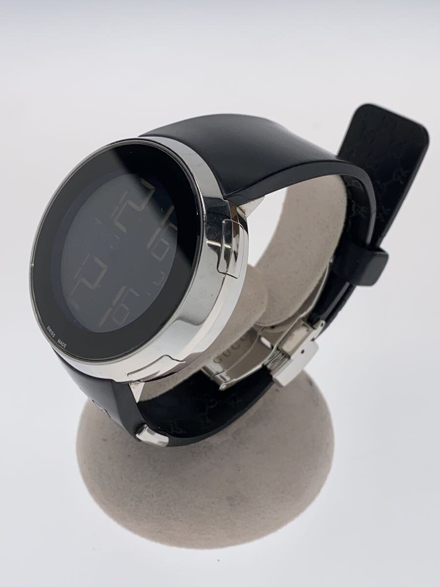 GUCCI DIGITAL Display 114-2 Black Unisex Wristwatch