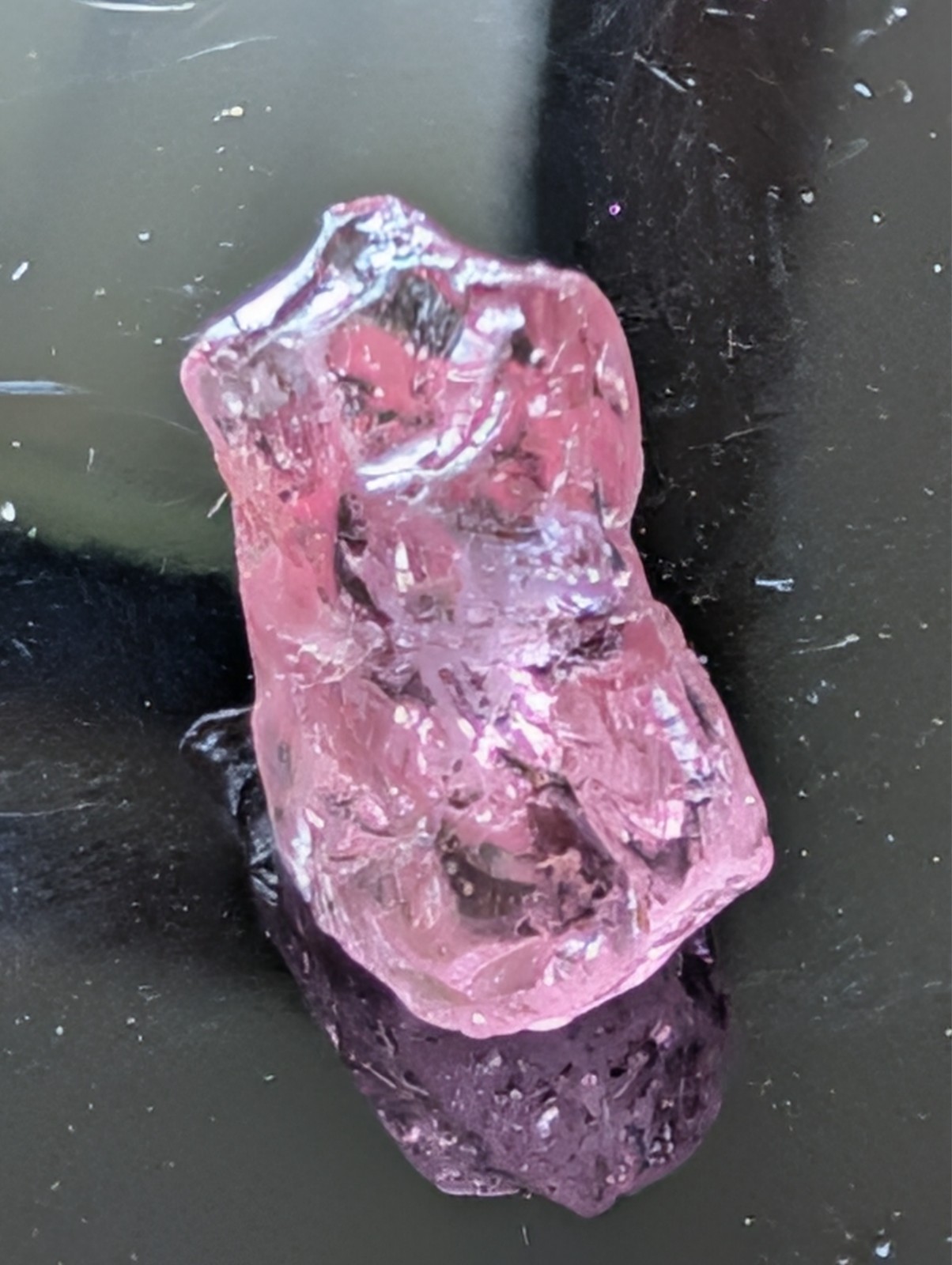 USA seller 4.22 ct cut to IF Tajik Spinel facet rough gemstone