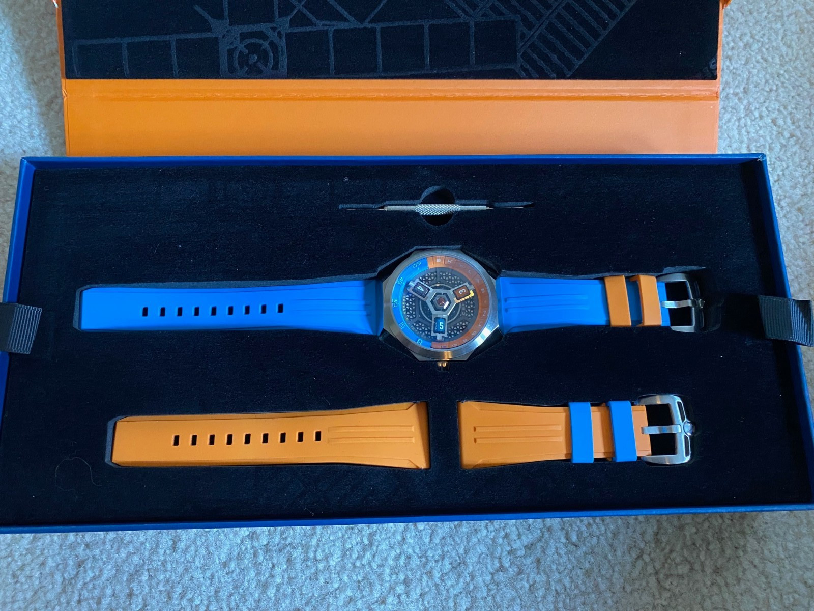 Nubeo Skylab Automatic Limited EditionBlue/Orange