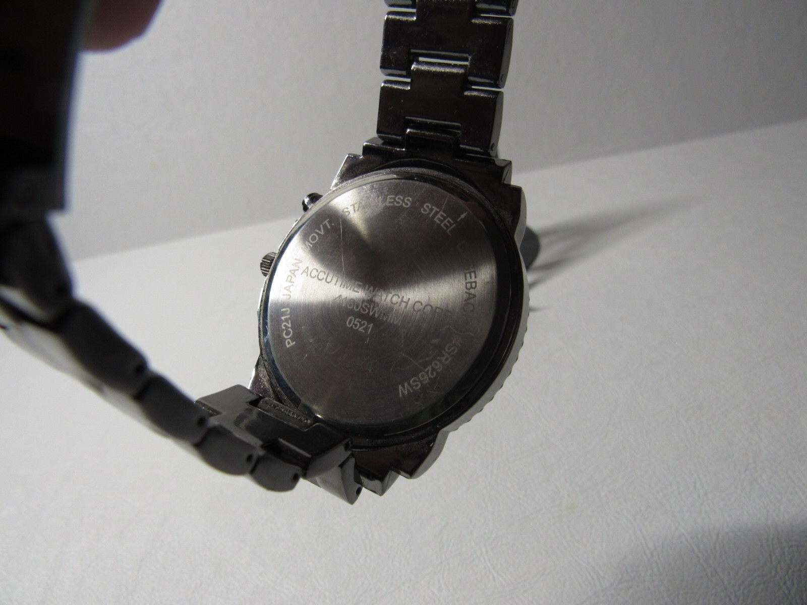Accutime Watch Corp Men’s Wrist Watch 0521 Japan Movt