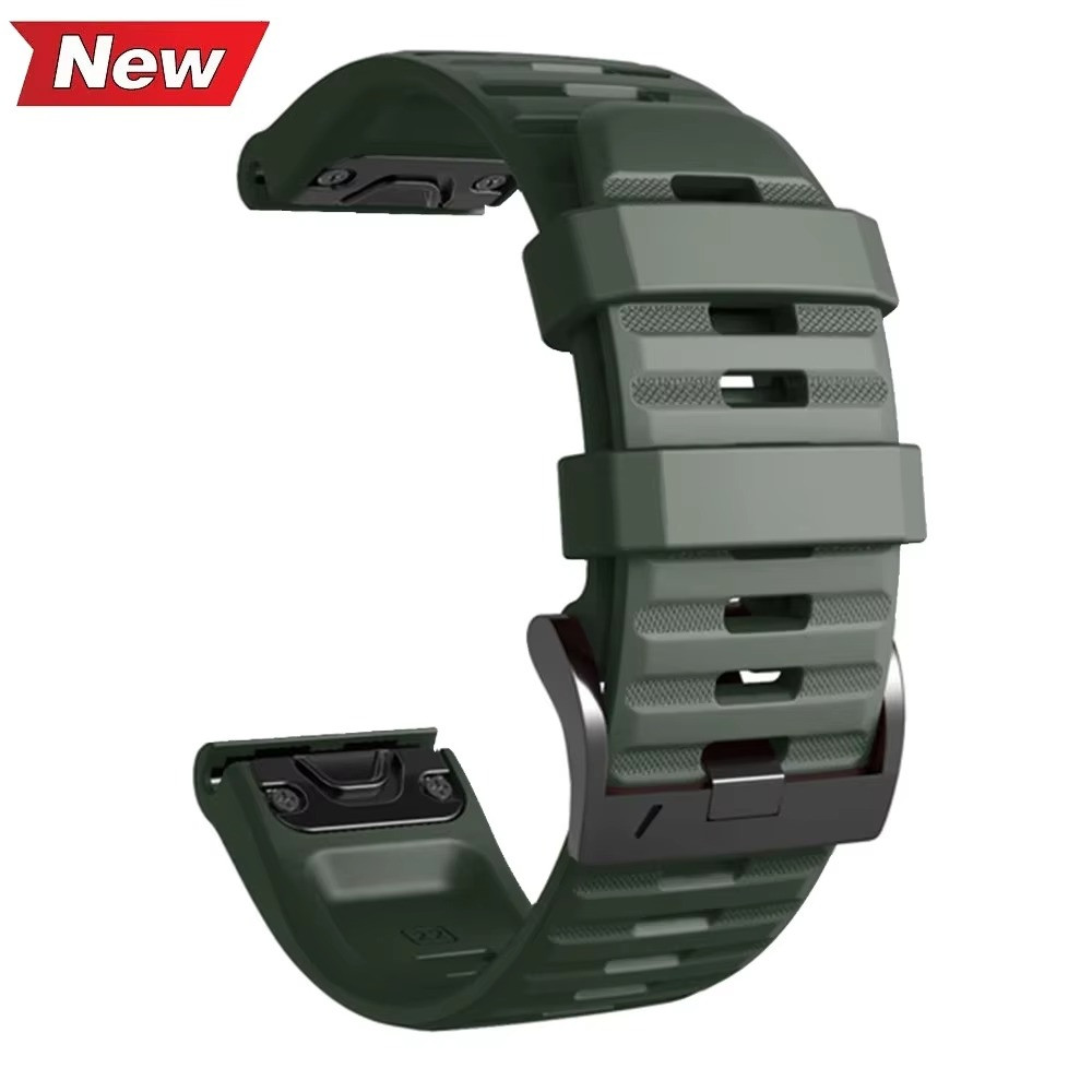 22mm 26mm Quick Fit Silicone Band for Garmin Fenix 8 7 7X 6 Pro 5 5X Plus Strap