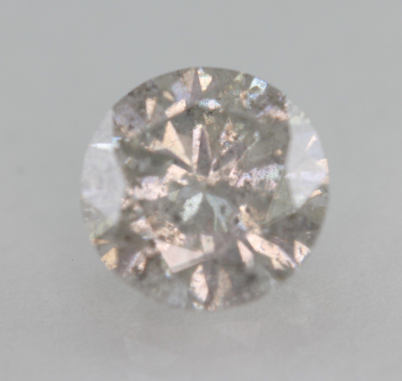 Certified 2.13 Carat I Color Round Brilliant Natural MINED Loose Diamond 8.06mm
