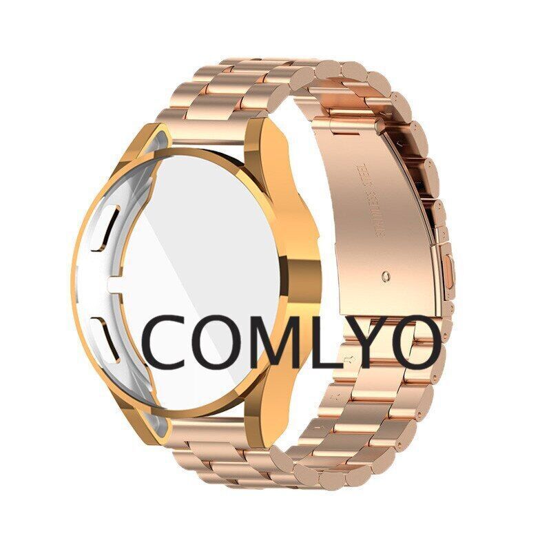 For Samsung Galaxy watch 5 44mm 40mm Strap Metal Stainless Steel Cover Protector