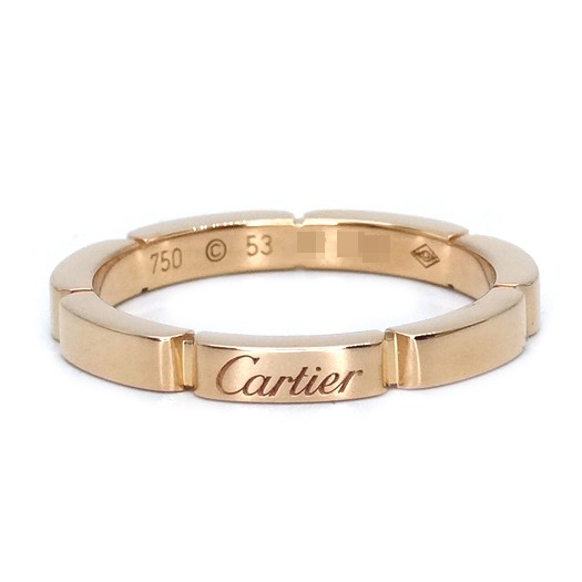 Cartier Maillon Panthère Ring #53 Approx. US 6-6.25 K18 PG 332225