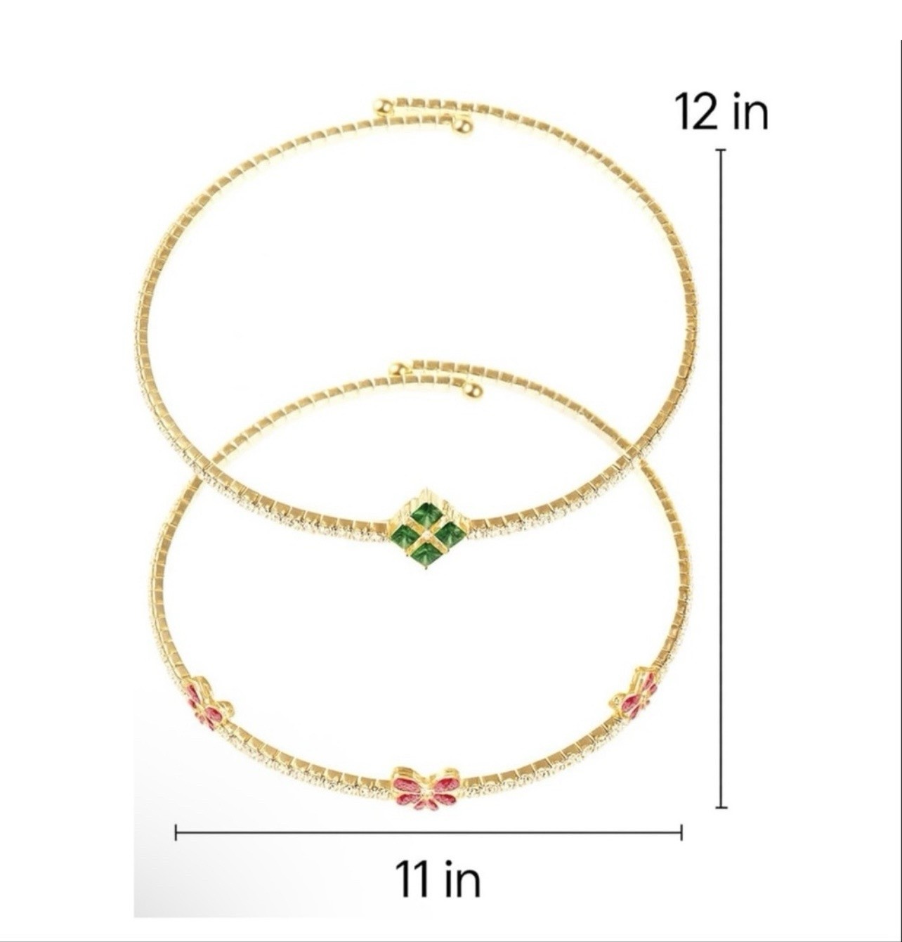 NWT Revolve × 8 Other Reasons Wicked Pink Butterfly CrystalChoker Necklace Set