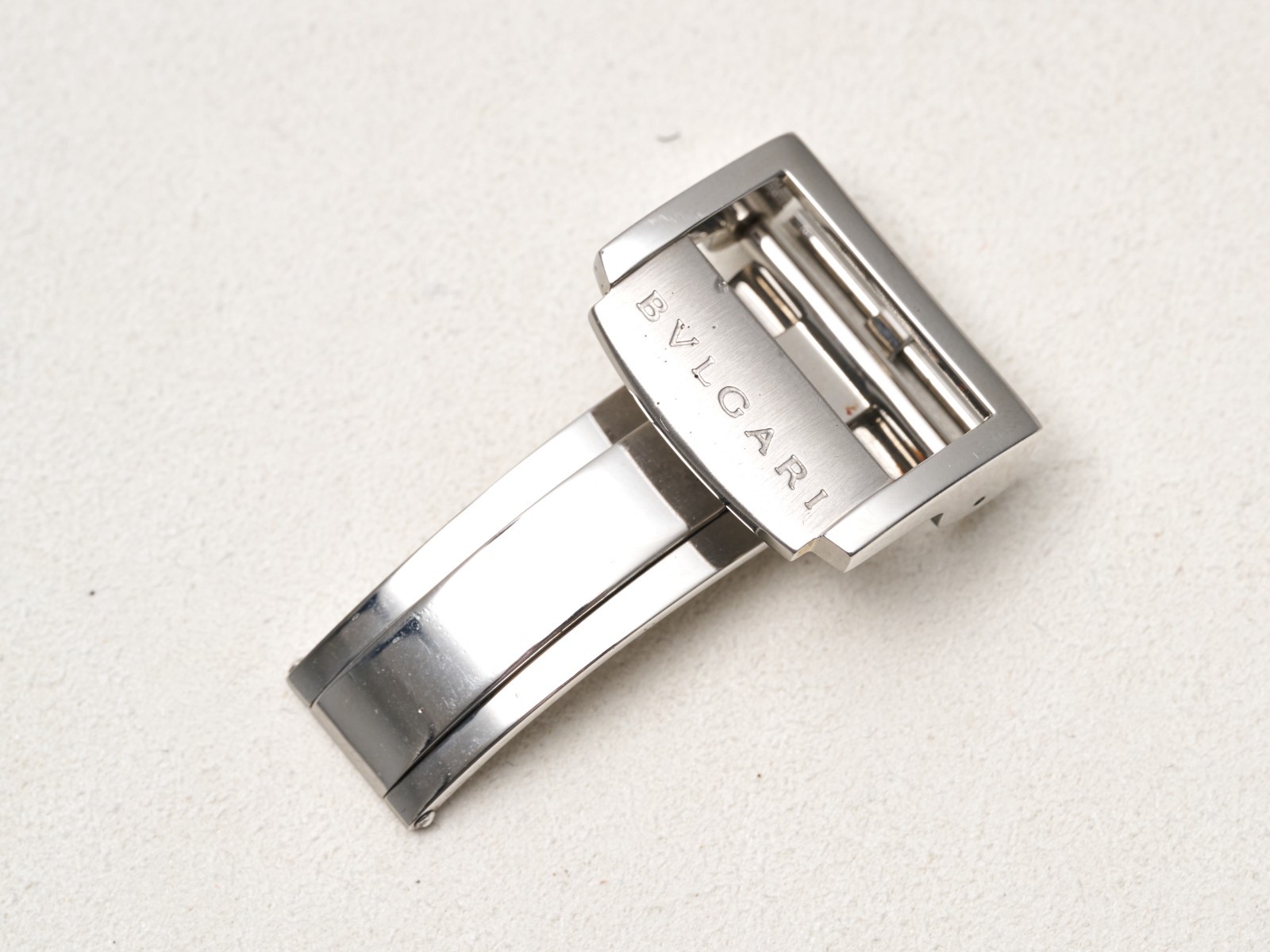 Bvlgari Bulgari 18mm Deployment Buckle Clasp Fold Over Stainless Steel