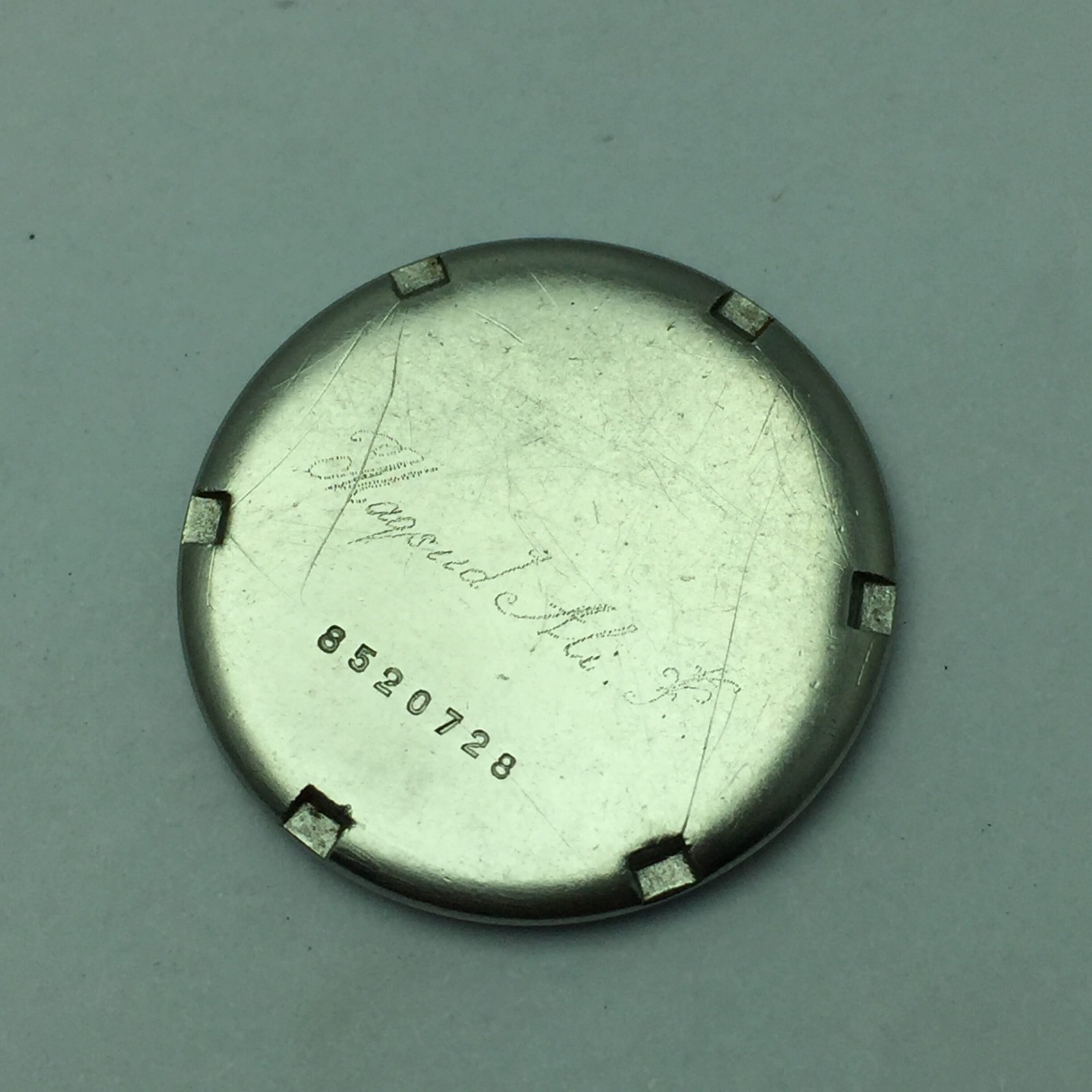 Zenith Acier Inoxydable Vintage Watch Case Back Cover