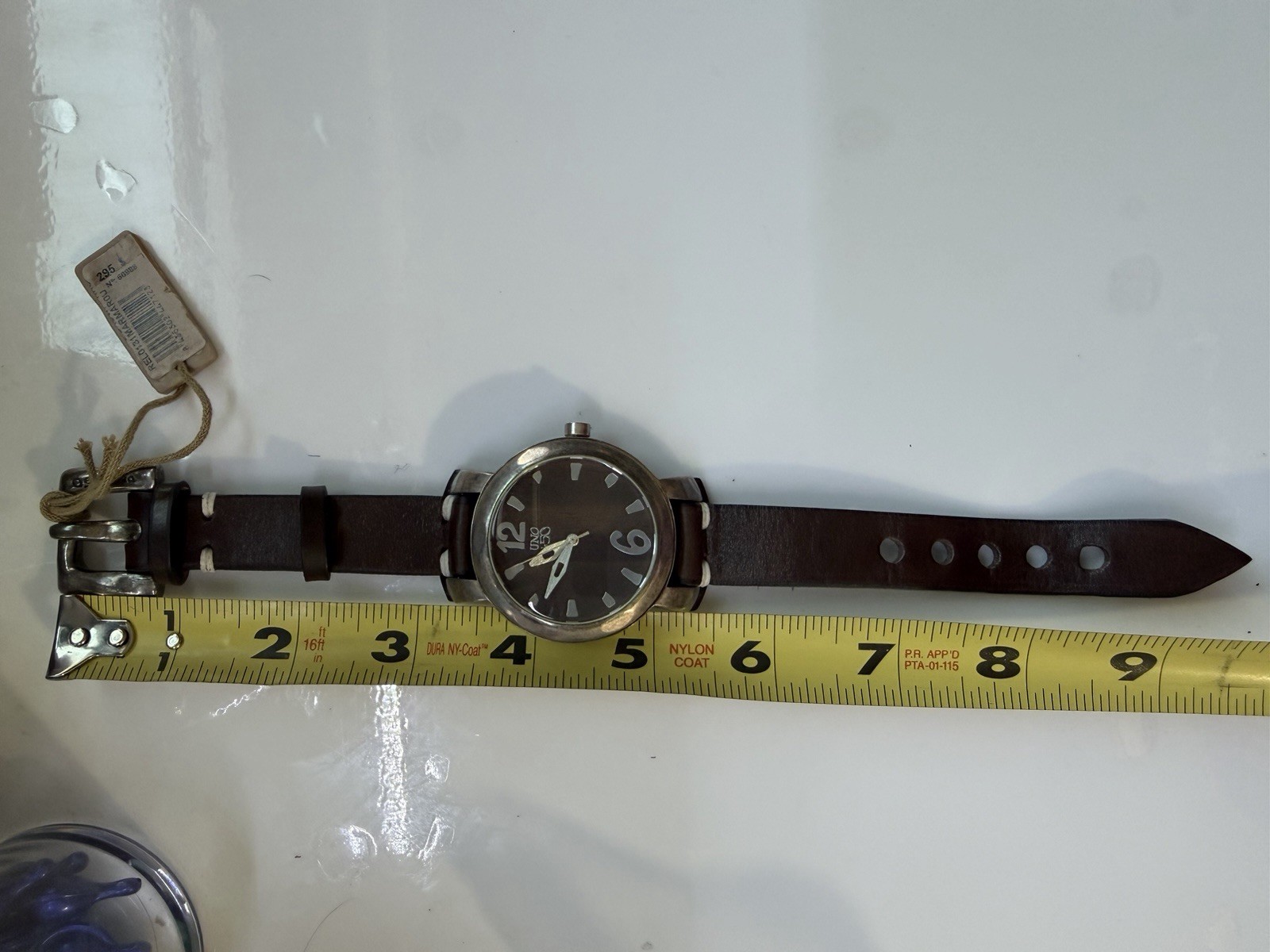 UNO de 50 Marmarmol Leather Watch Brown Silver Unisex Handmade Spain