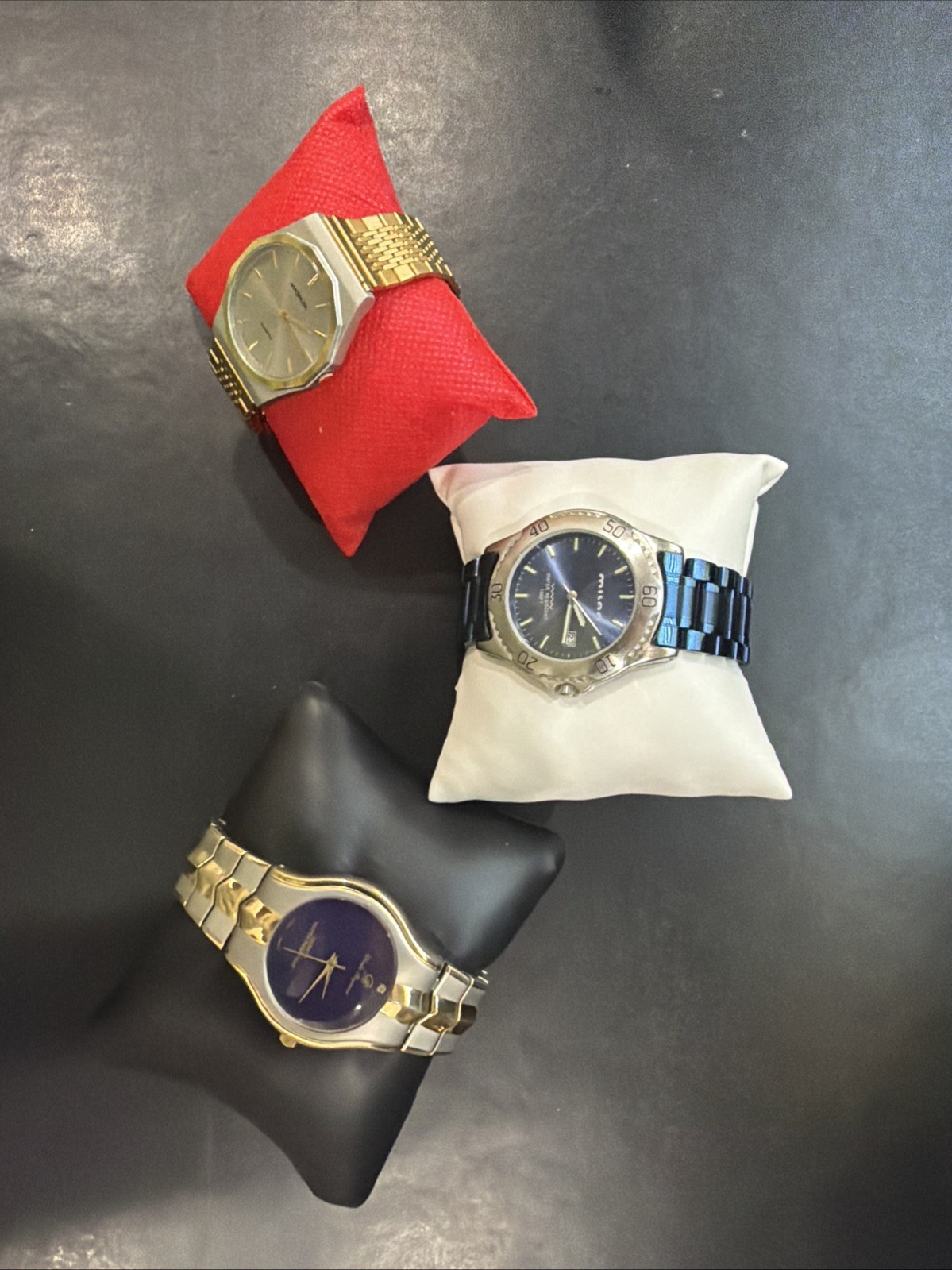 Lot of 3 Quartz Watches. Working Perfectly – Magnum, Milan, & Charles Raymond