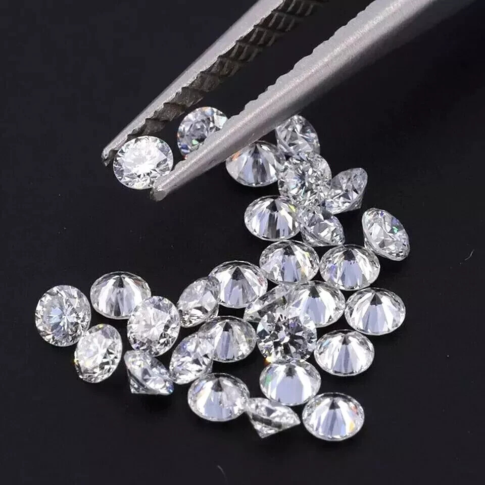 Loose Lab-Grown CVD Diamond LOT 2.50 MM D Color IF CLARITY 17 PCS Certified