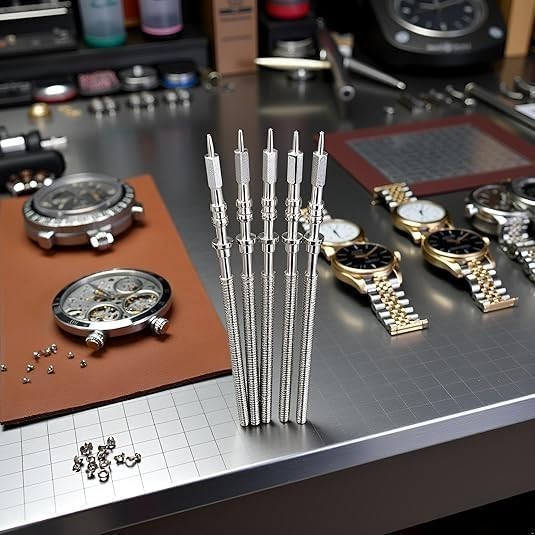 Professional Silver Movement Stem Crown Set for NH35/NH36/NH38/NH39 Watches