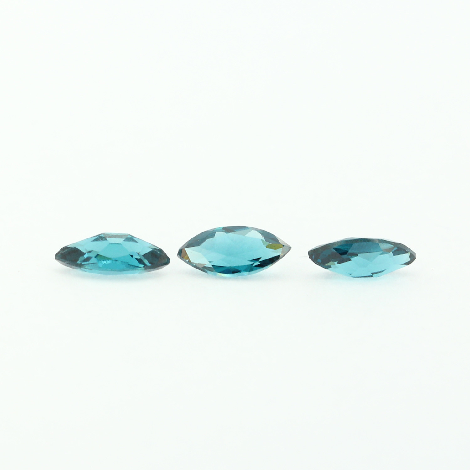 Loose Marquise Cut Blue Zircon CZ Stone Single Cubic Zirconia Birthstone Shape