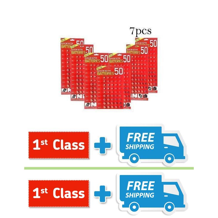 50 X Mix ASSORTED Watch Cell Batteries AG1 AG3 AG4 AG10 AG12 AG13