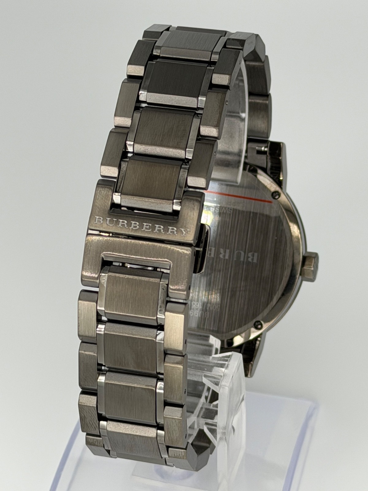 BURBERRY The City BU9902 Stainless Steel Gunmetal Dial 42 mm Wristwatch