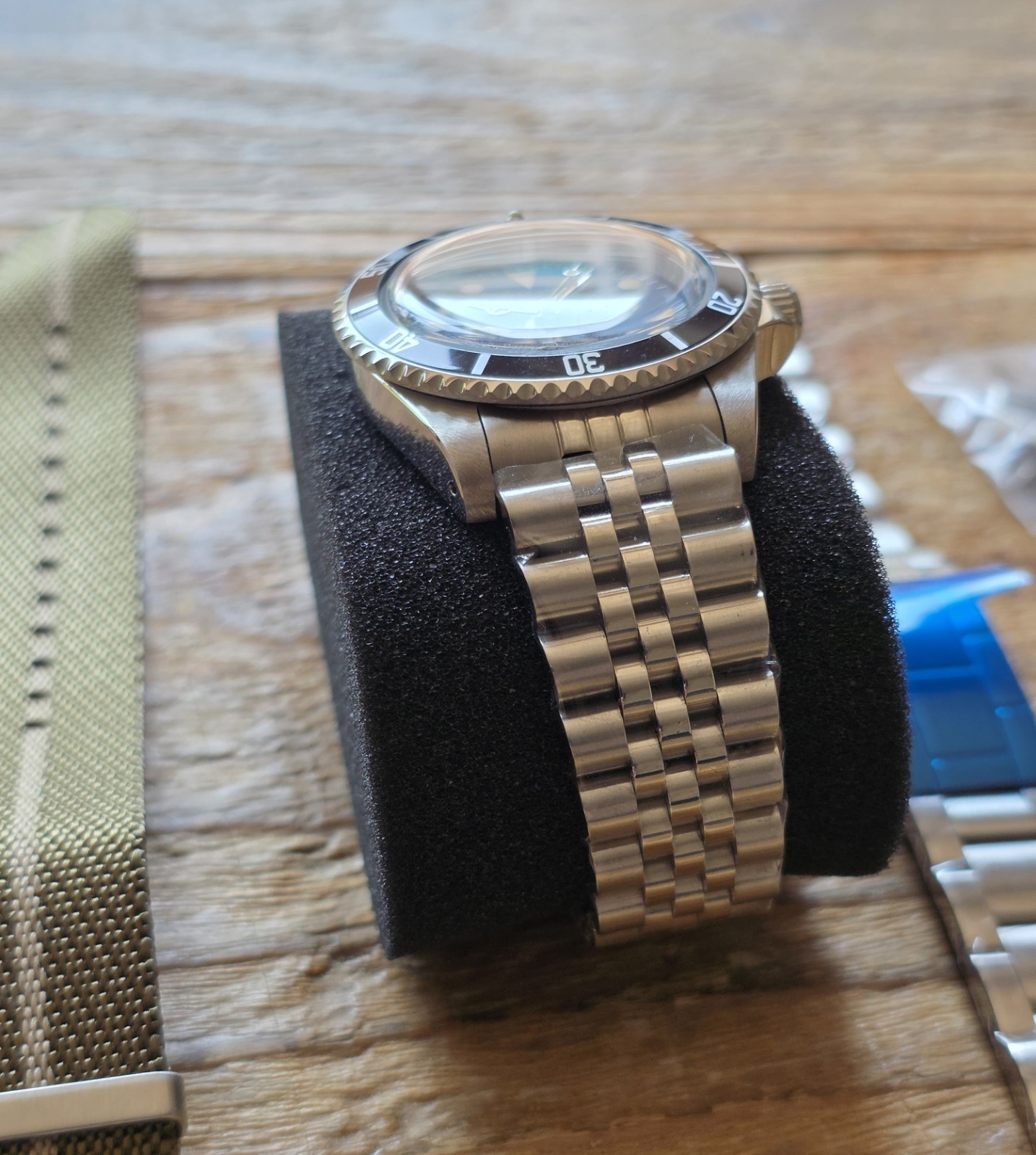 Watch Submariner , Nh35, Marine master, Stainless Automatic, With 3 Straps