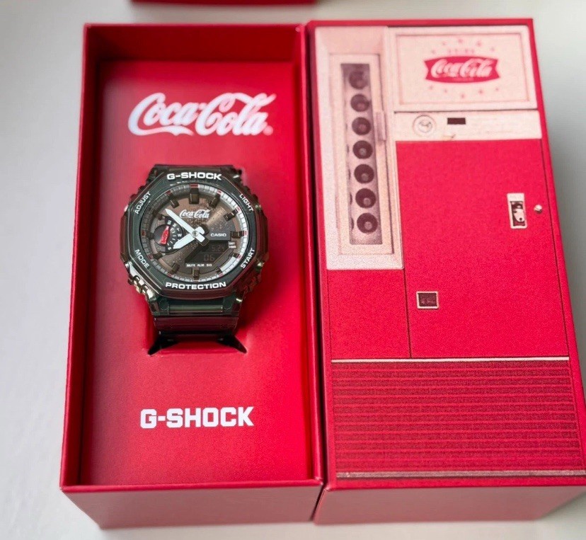 *BRAND NEW* Casio G-Shock Coca-Cola® Collaboration Model Men’s Watch GA2100CC-3A