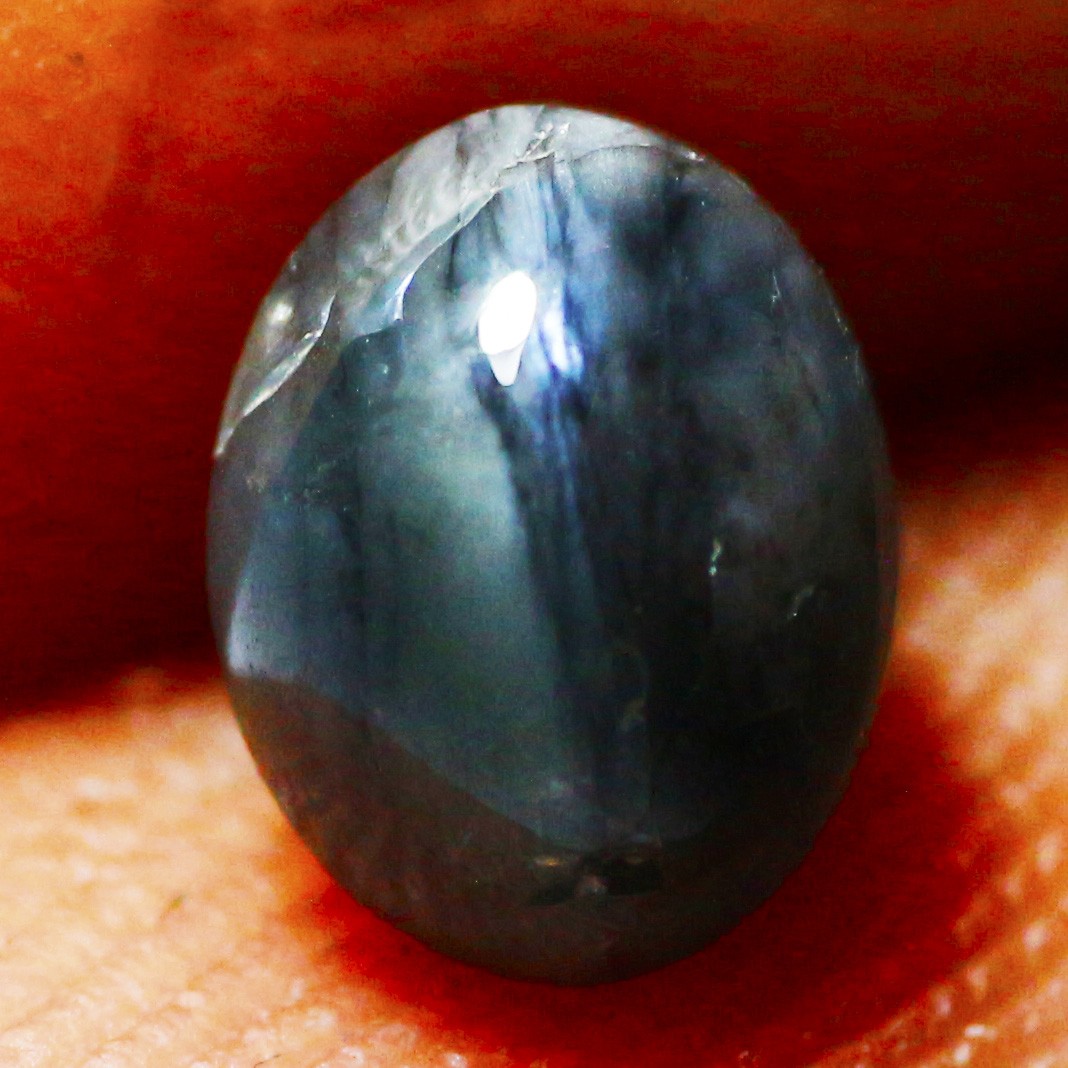 1.33Ct Oval 6.26 x 5.00 x 4.09 MM Blue Green TO Red Alexandrite Cats Eye