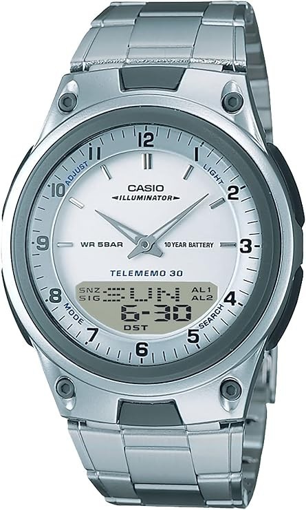 CASIO Collection Men’s Watch AW-80D-7AJH Silver Blister Pack Stainless Steel NEW